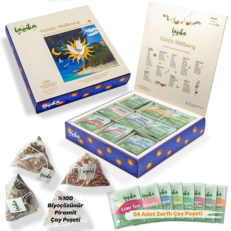 Bütüncül Sağlıklı Yaşam Bitki Çayı Seti 54'lü