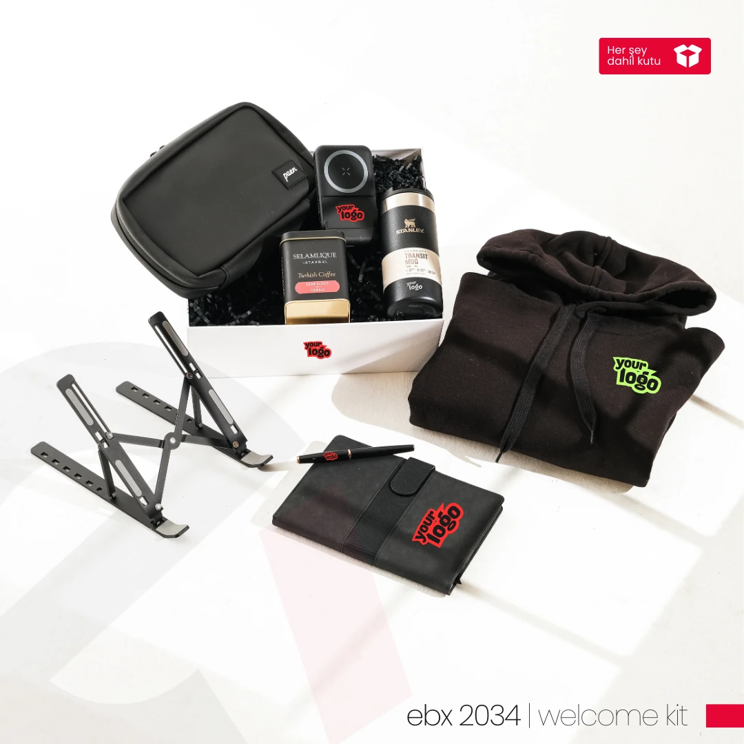 Siyah Hoşgeldin Seti 3 - Kurumsal Welcome Kit