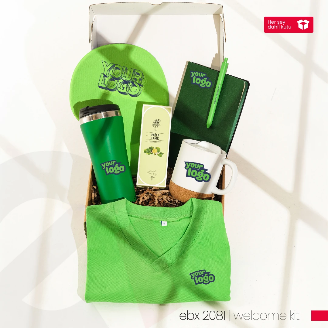 Yeşil Hoşgeldin Seti - Kurumsal Welcome Kit