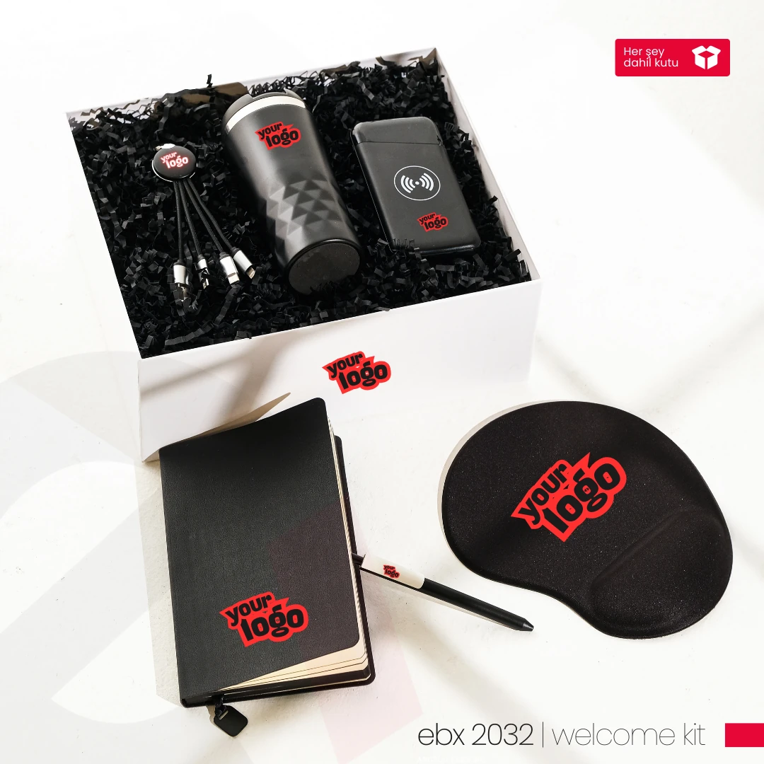 Siyah Hoşgeldin Seti - Kurumsal Welcome Kit