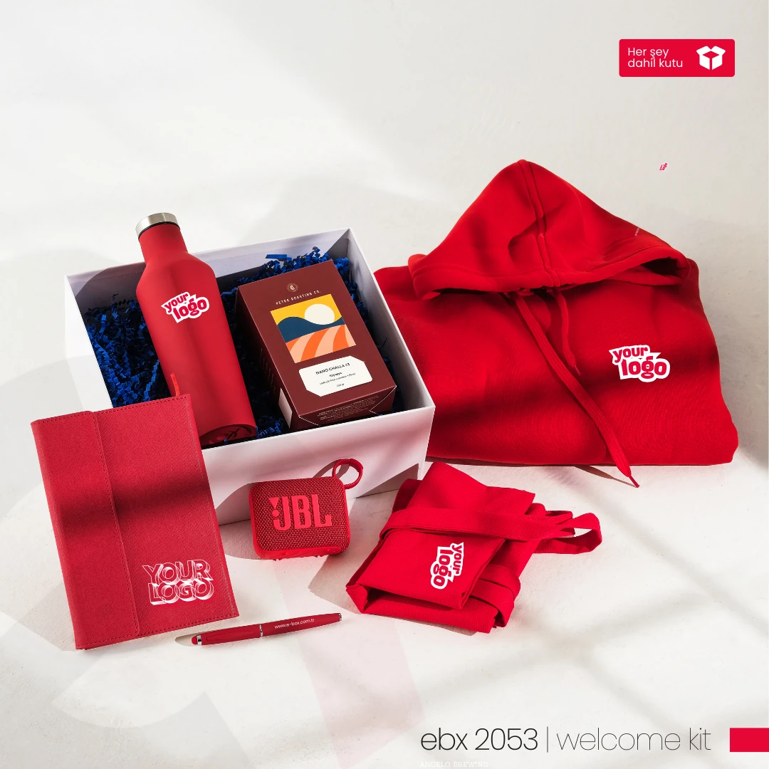 Kırmızı Hoşgeldin Seti 3 - Kurumsal Welcome Kit