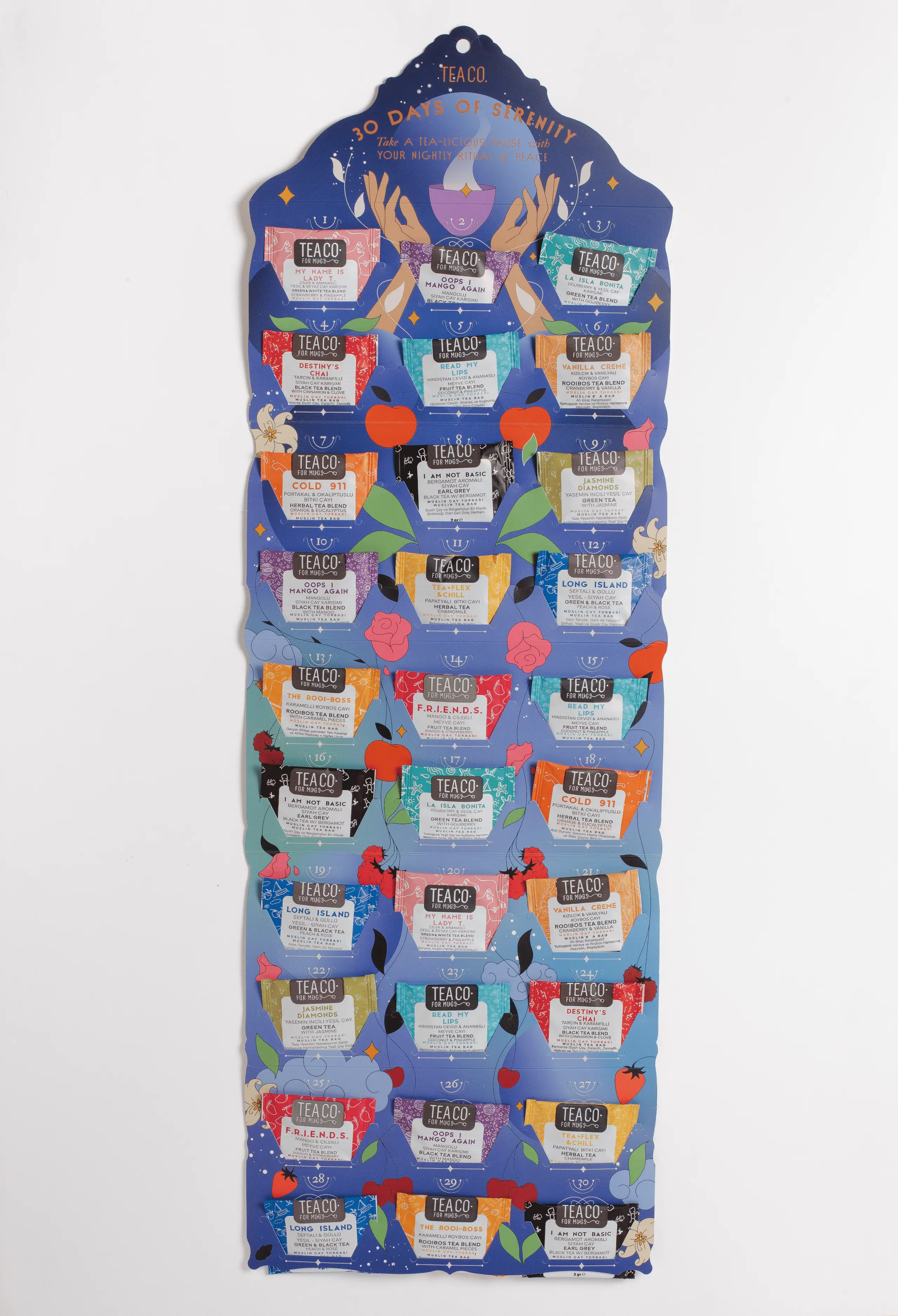 30 Days Of Serenity - Her Güne Bir Çay 30 Günlük Çay Takvimi | TEA CO.
