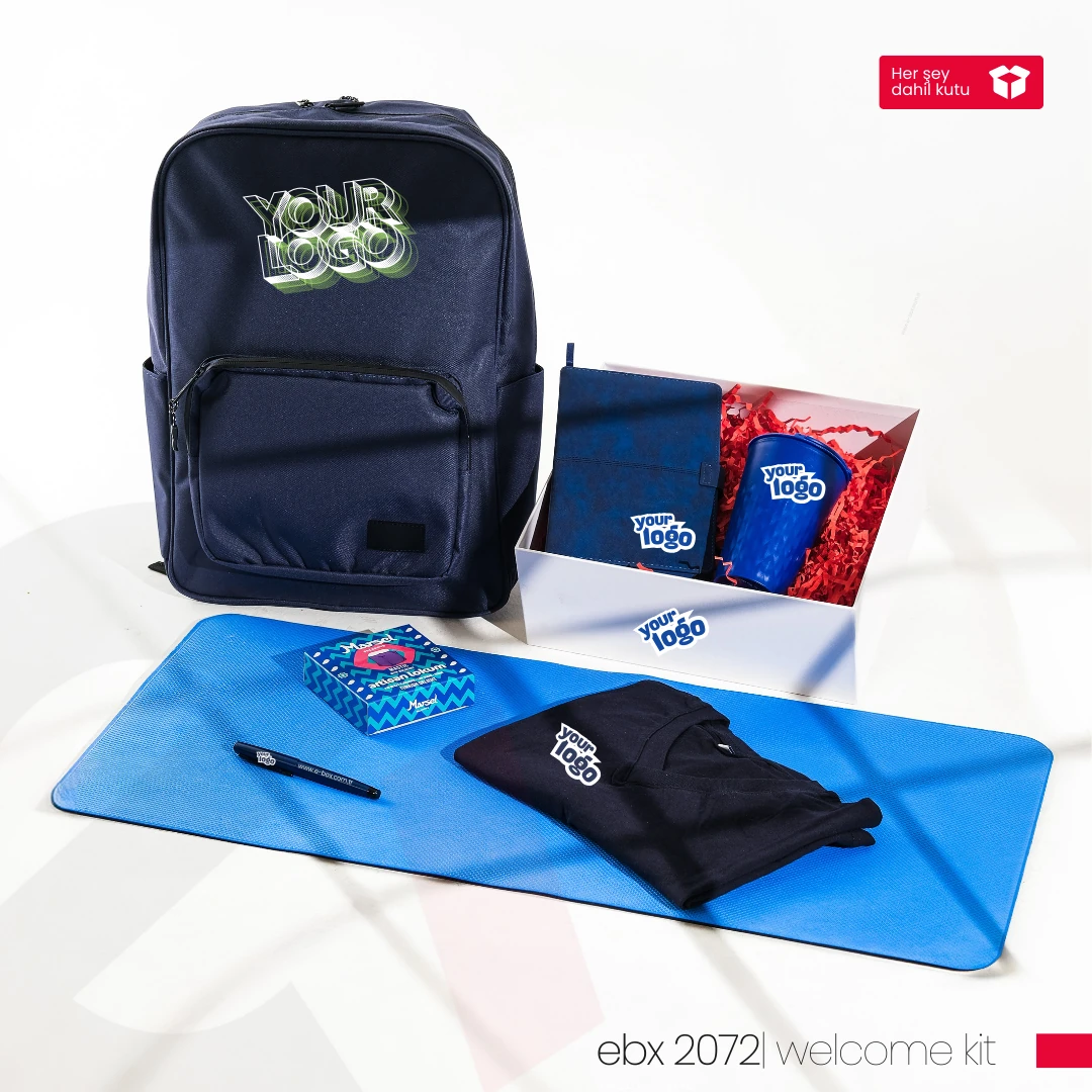 Lacivert Hoşgeldin Seti 2 - Kurumsal Welcome Kit