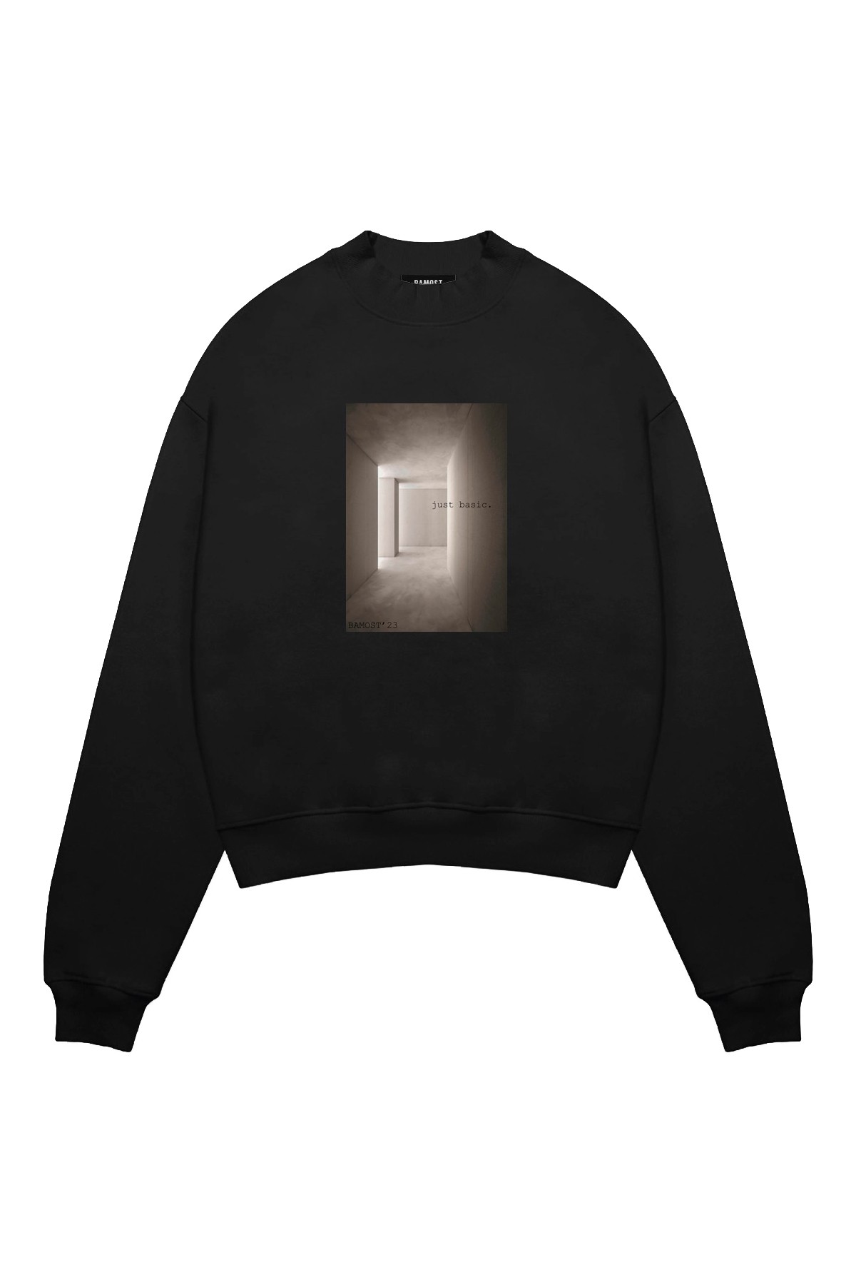Perspective'5 - Oversize Sweatshirt - BLACK