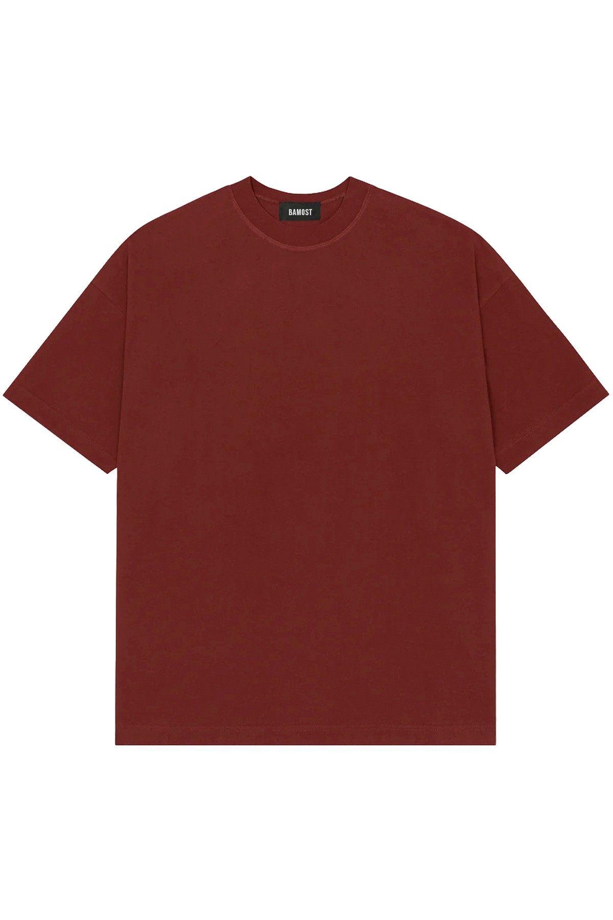 Boris - Comfort Basic T-Shirt - BURGUNDY