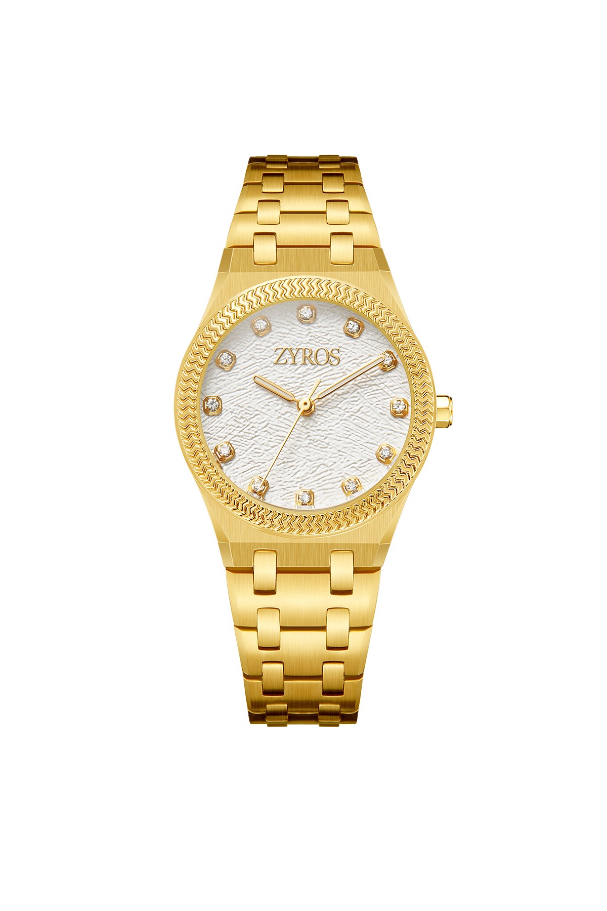 Gloria - Gold Steel Strap Women's Wristwatch