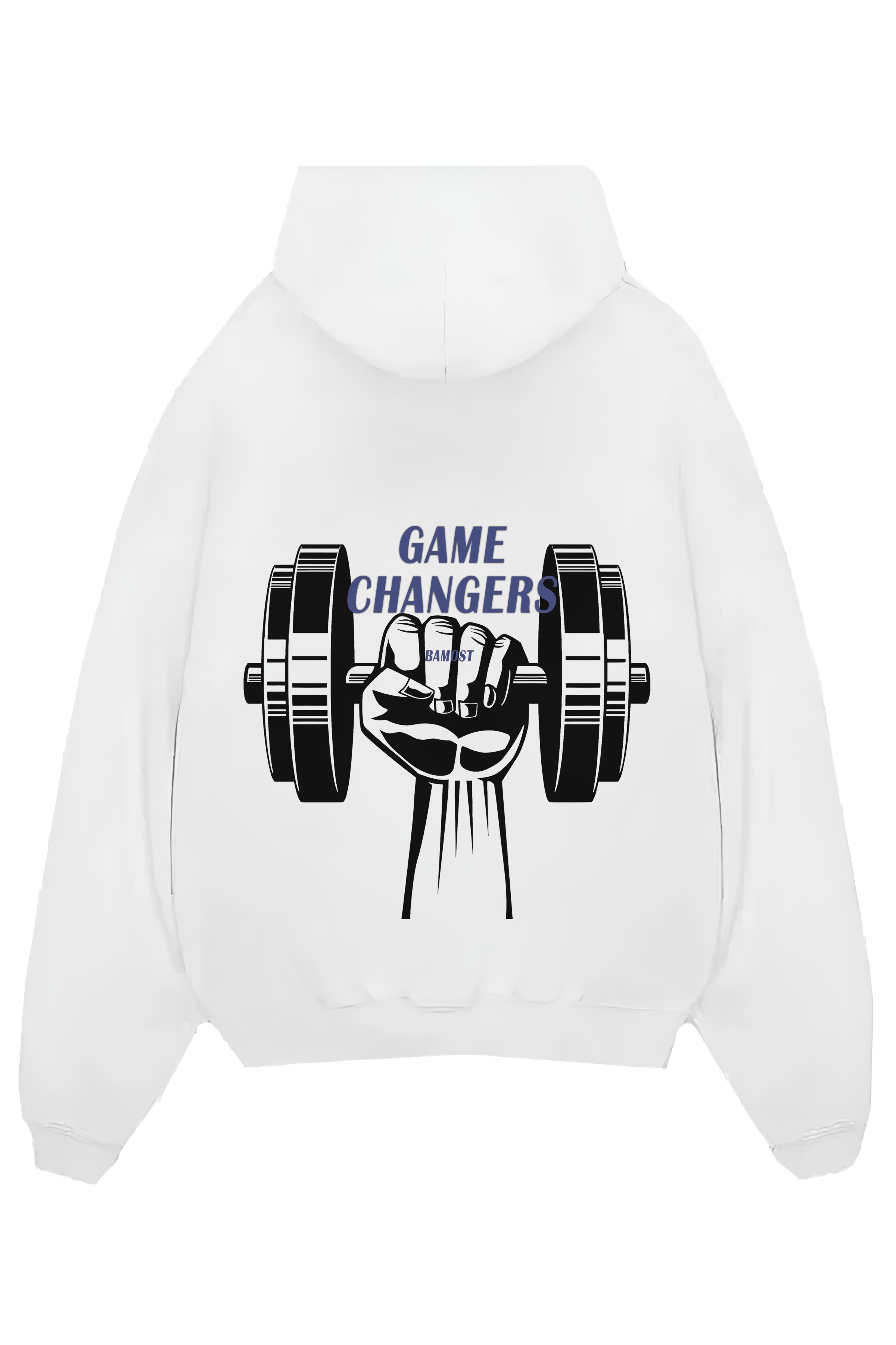 Taylor - Oversize Hoodie - WHITE