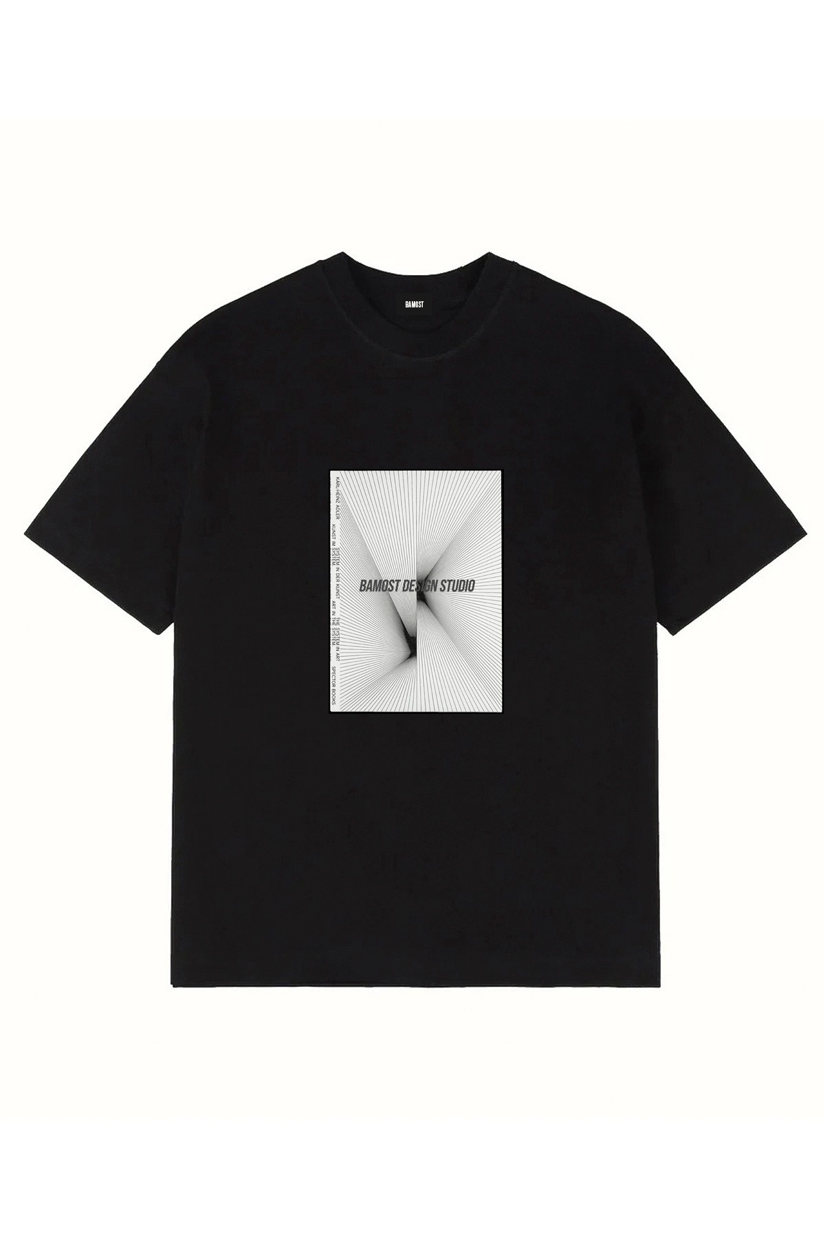 2016 - Oversize Baskılı T-Shirt - SİYAH