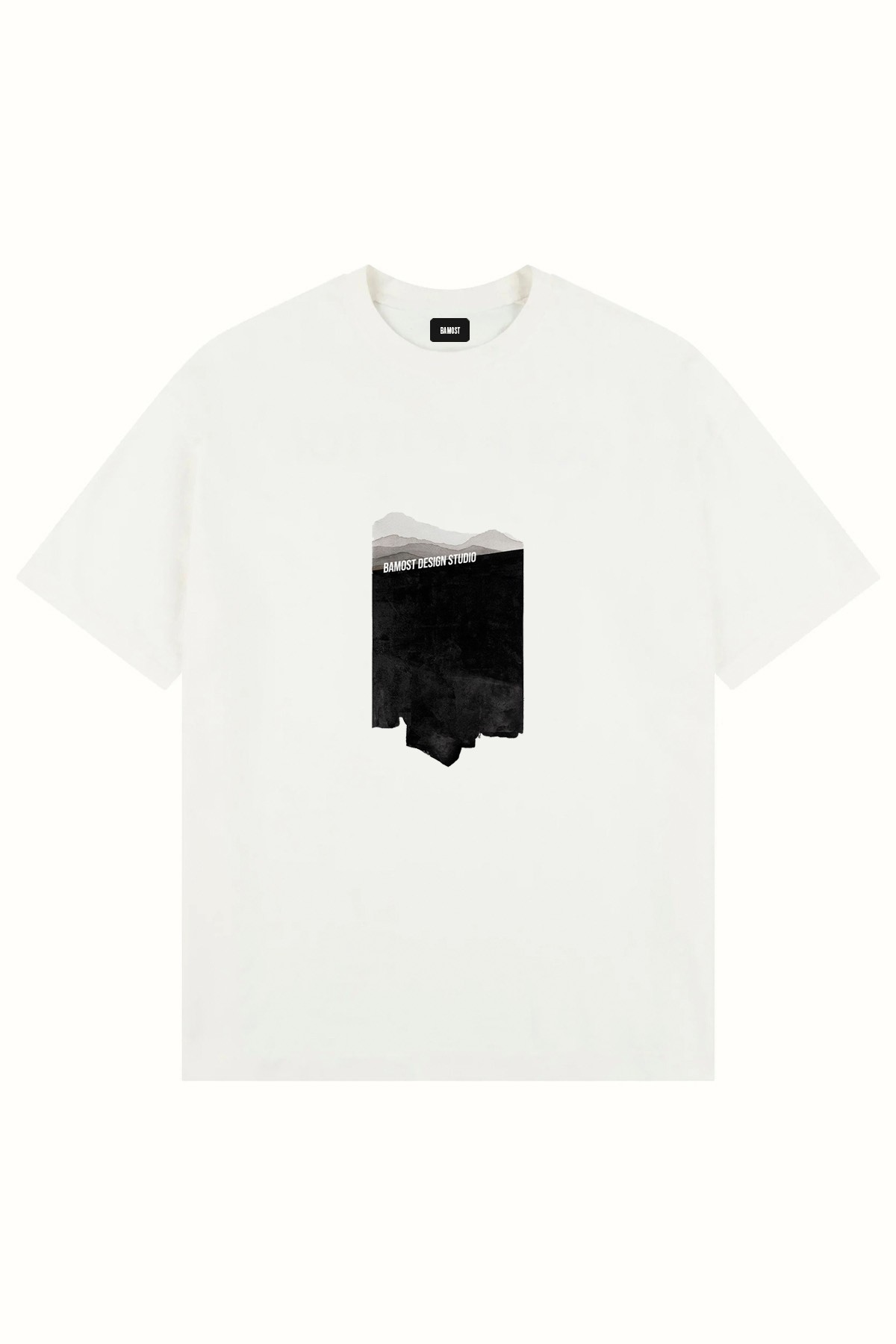 2019 - Oversize Baskılı T-Shirt - BEYAZ