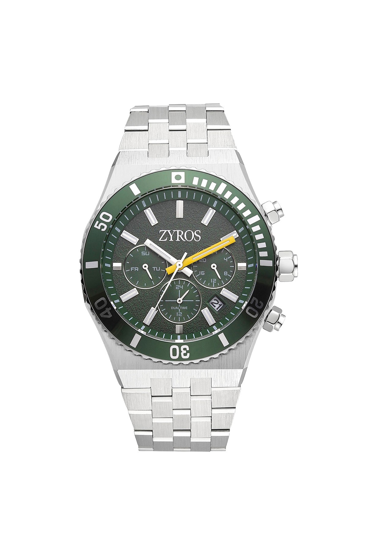 Richard - Steel Strap Men's Wristwatch - GREEN