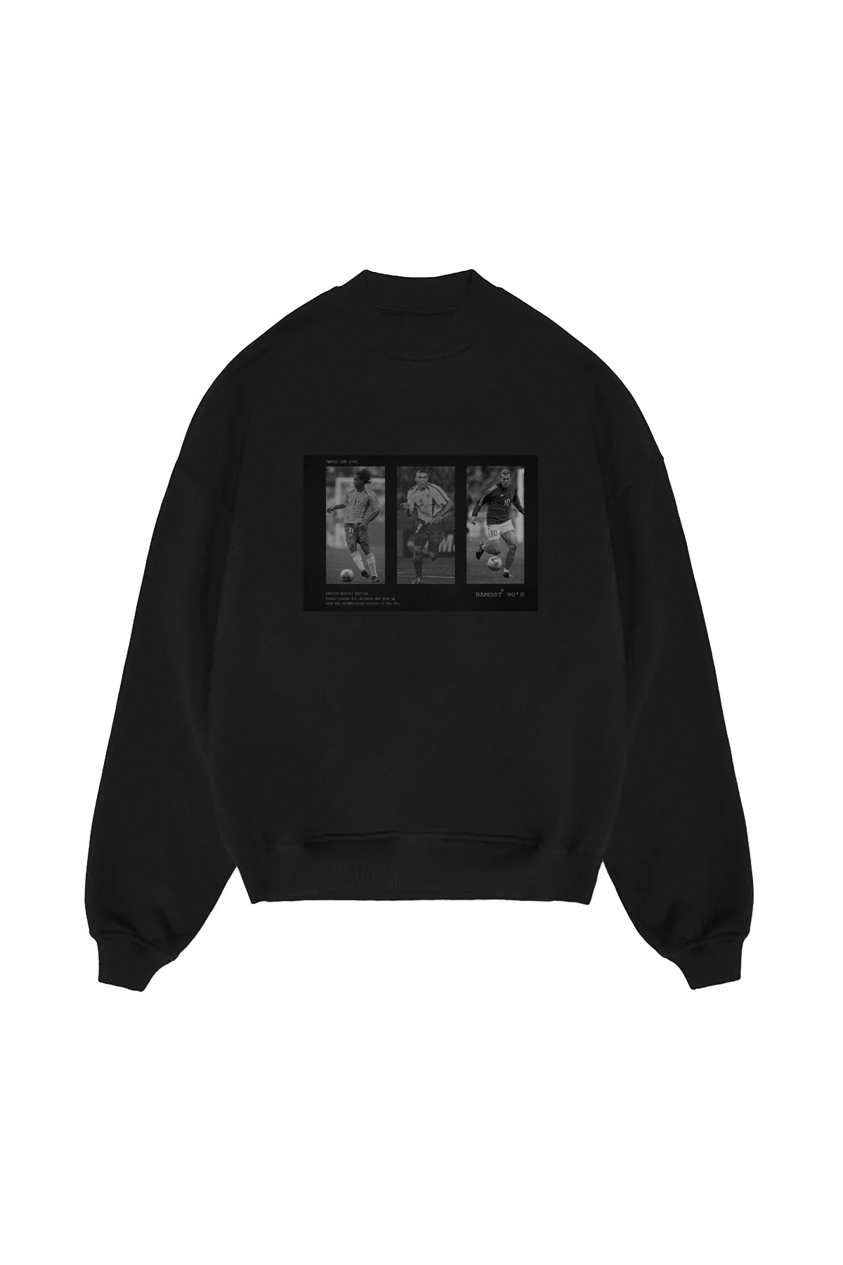 Fwc - 90'S Club Oversize Sweatshirt - BLACK
