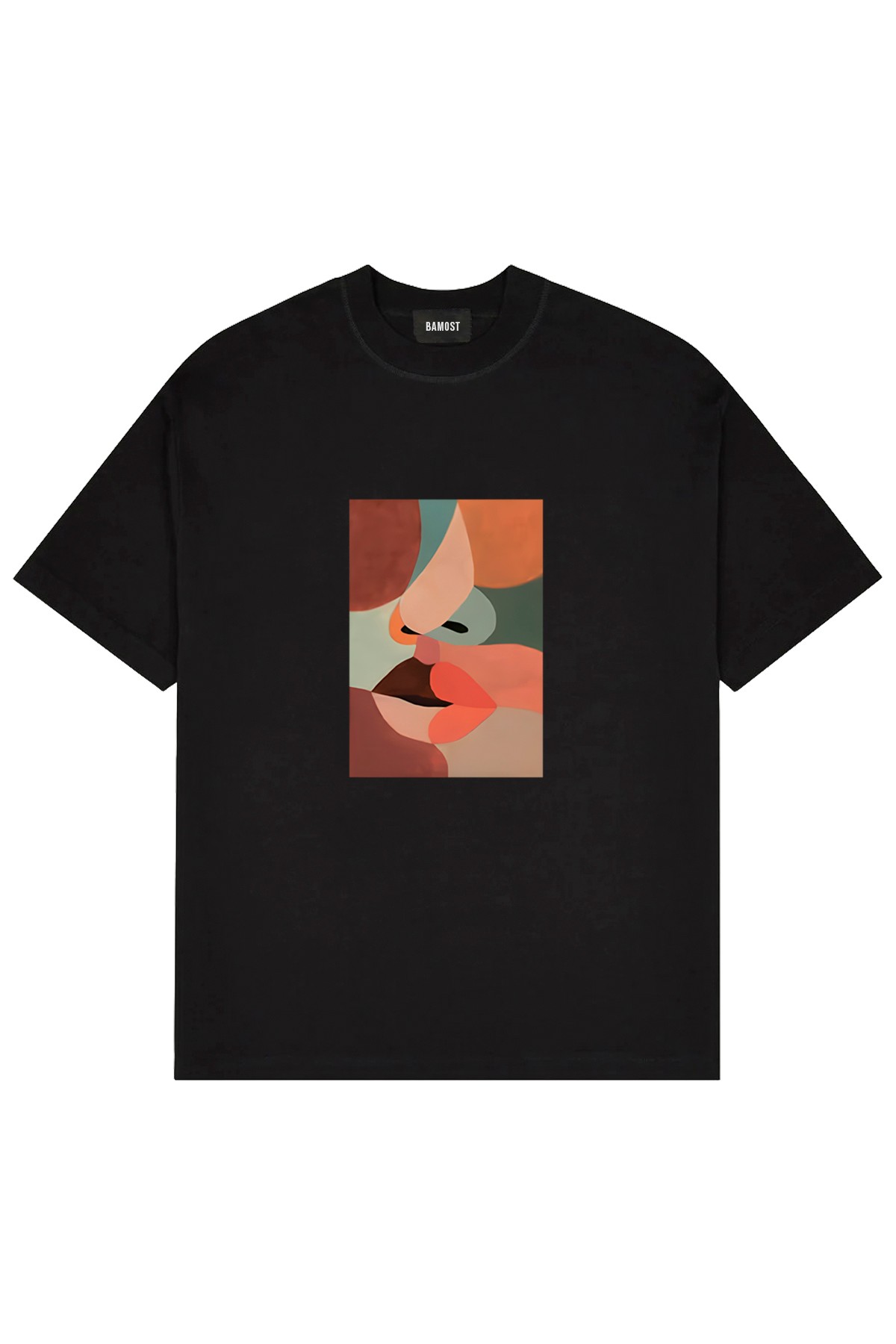 Grafik - Premium Oversize T-Shirt - SİYAH