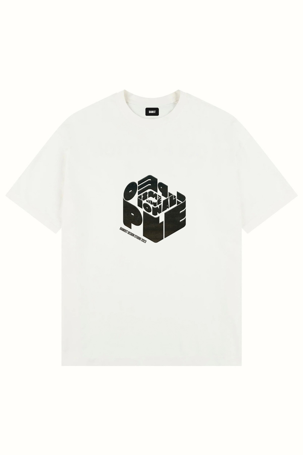 2011 - Oversize Printed T-Shirt - WHITE