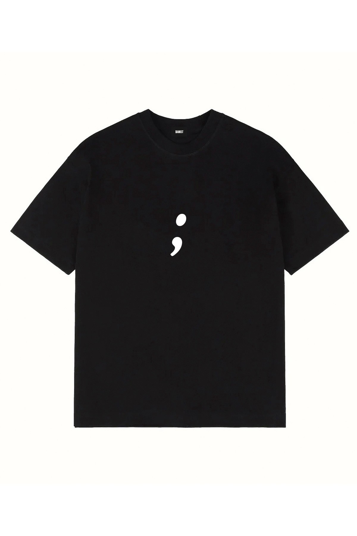 2018 - Oversize Printed T-Shirt - BLACK