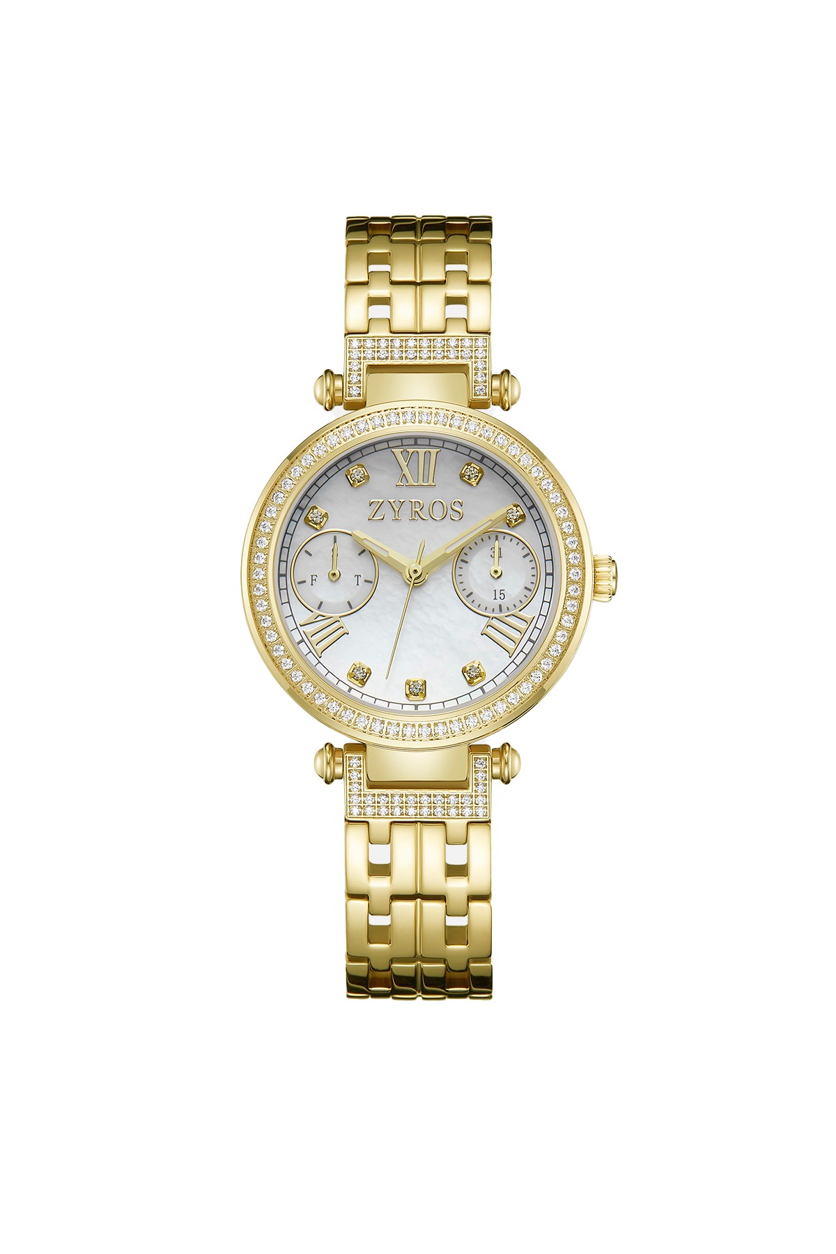 Clara - Steel Strap Women's Wristwatch - GOLD