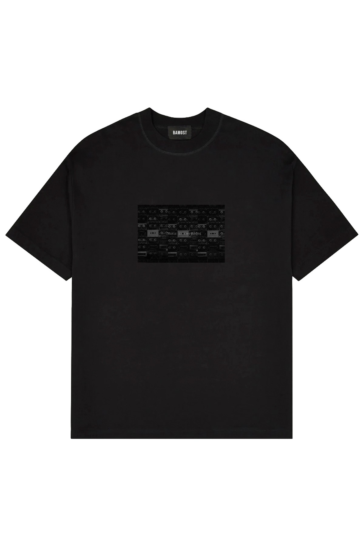Music - Premium Oversize T-Shirt - BLACK