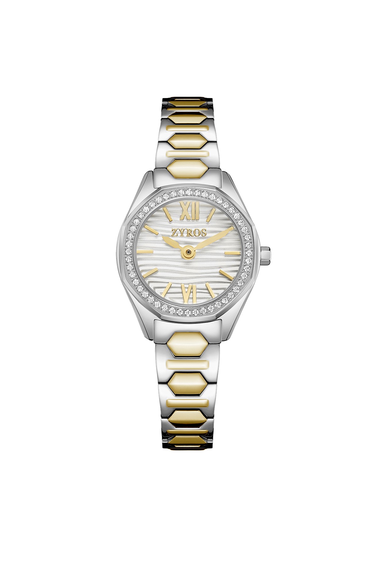 Misty - Steel Strap Women's Wristwatch - GRİ-GOLD