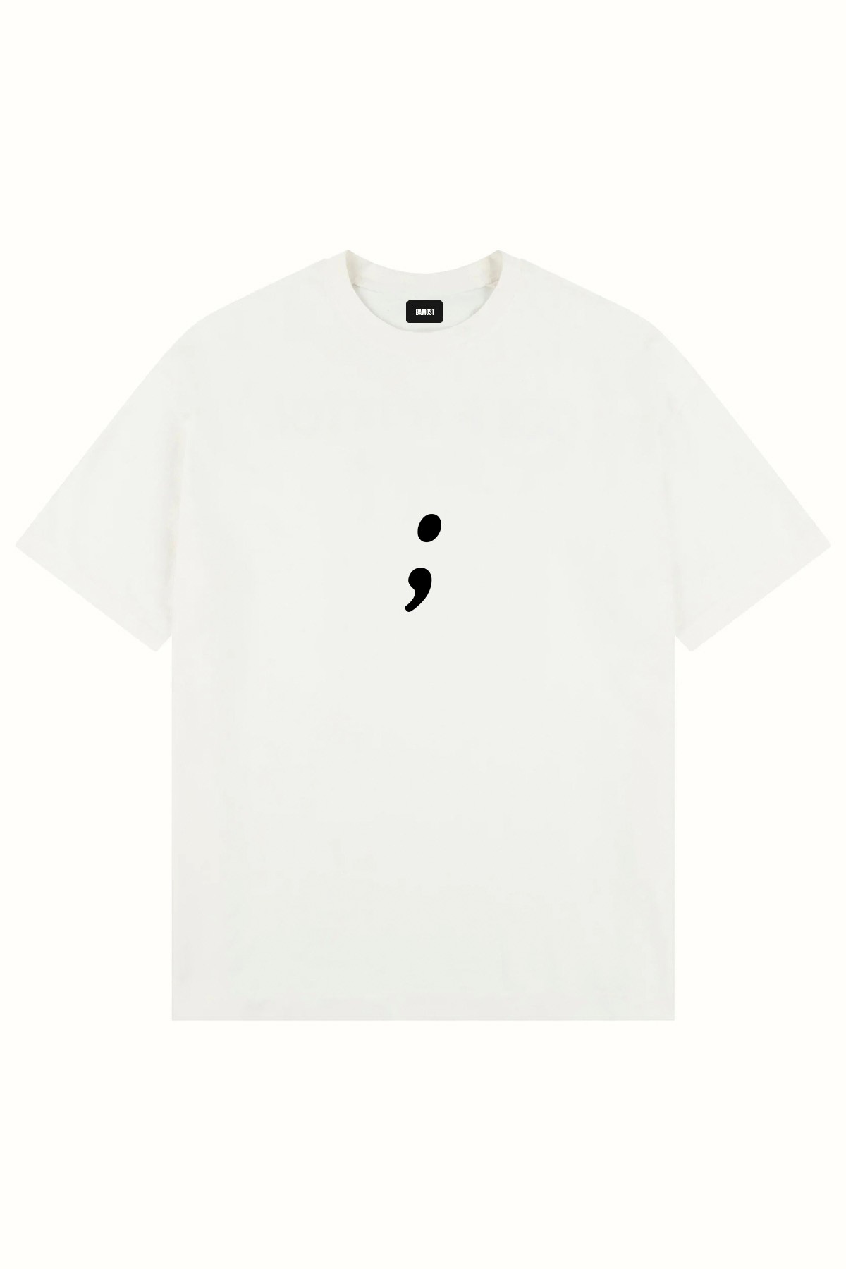 2017 - Oversize Printed T-Shirt - WHITE