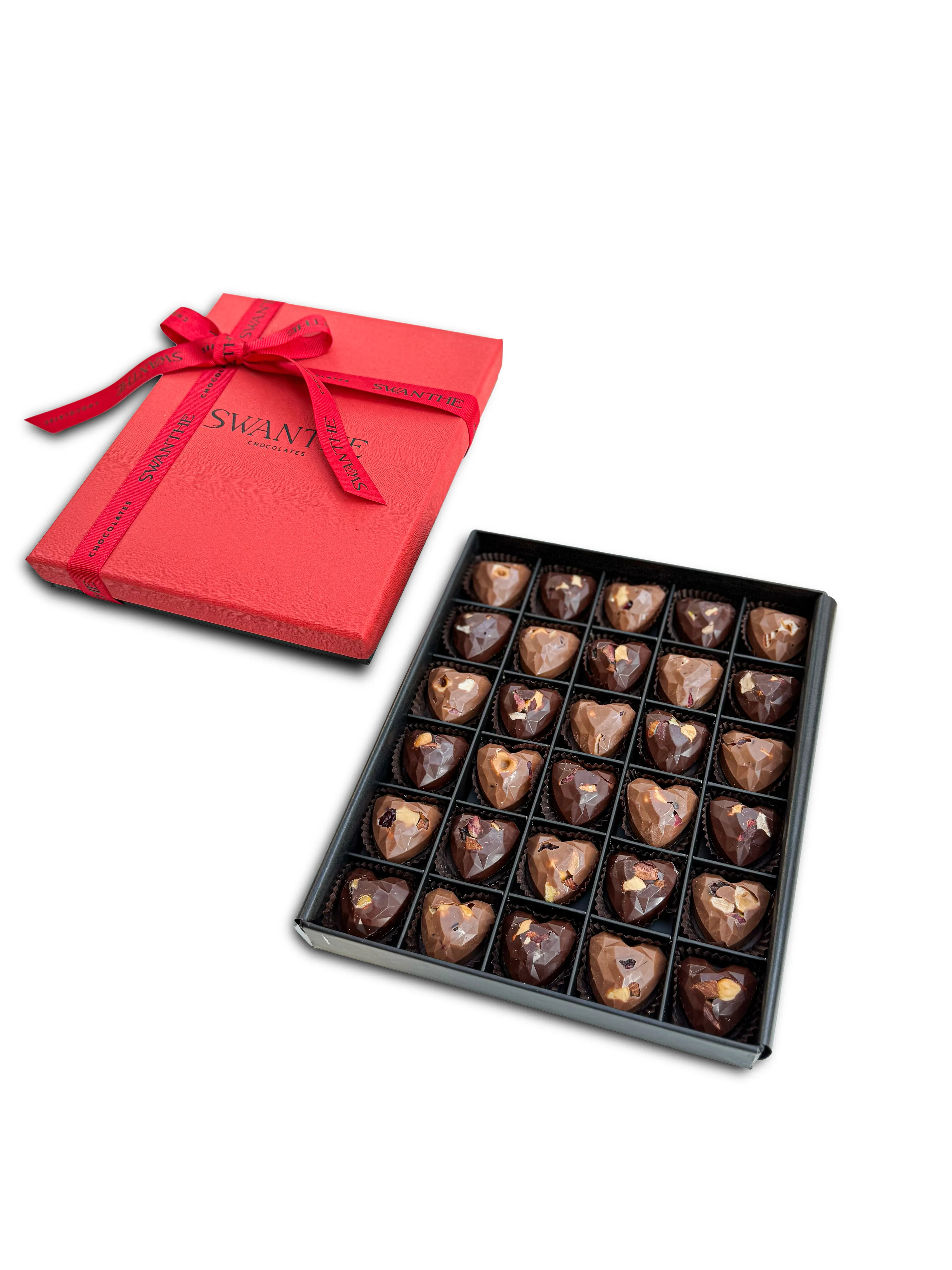 Sütlü-Bitter Kalpli Çikolata