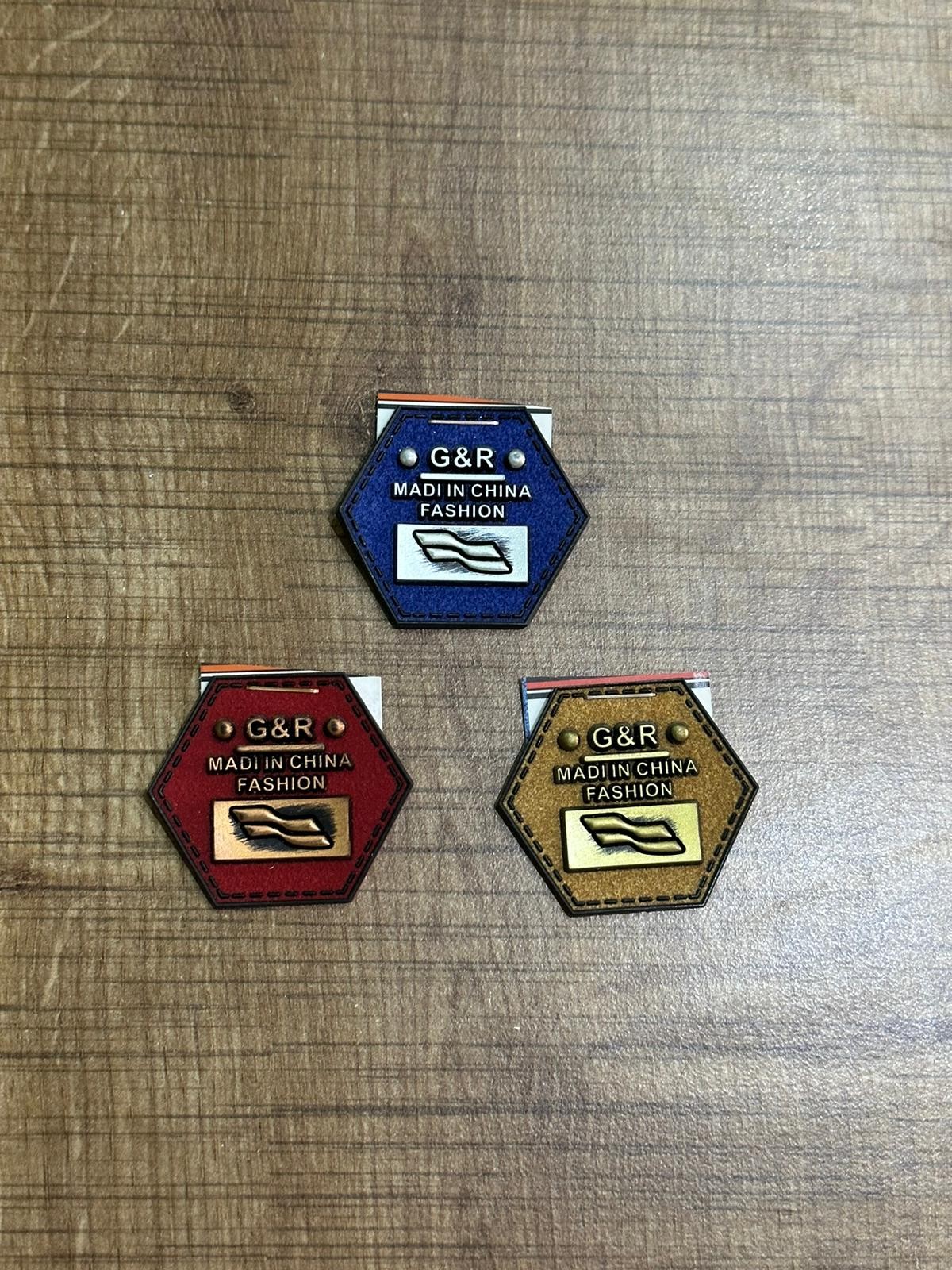 4X4 CM 3 LÜ ÇANTA GİYİM AKSESUARI ARMA