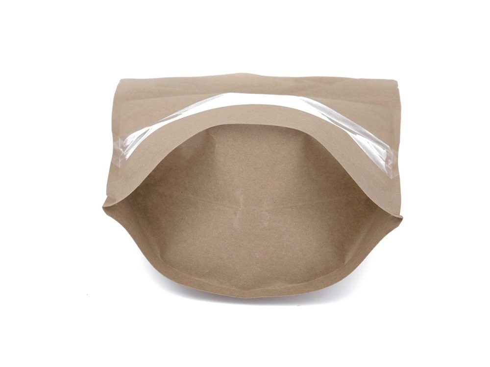Kraft Pencereli Doypack Ambalaj 250'li Paket