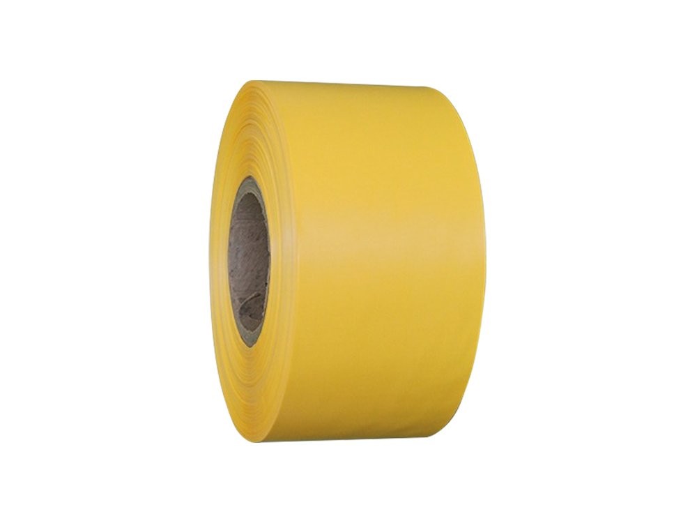 Sarı Renkli Yem Etiketi 100mm x 300m 6 Rulo
