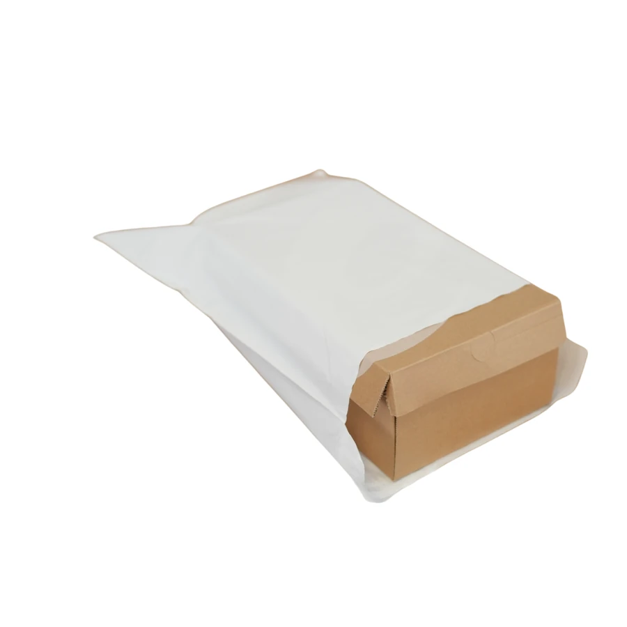 Beyaz Poşeti 35x45+5 cm Cepli 40 Mikron (100 Adet)