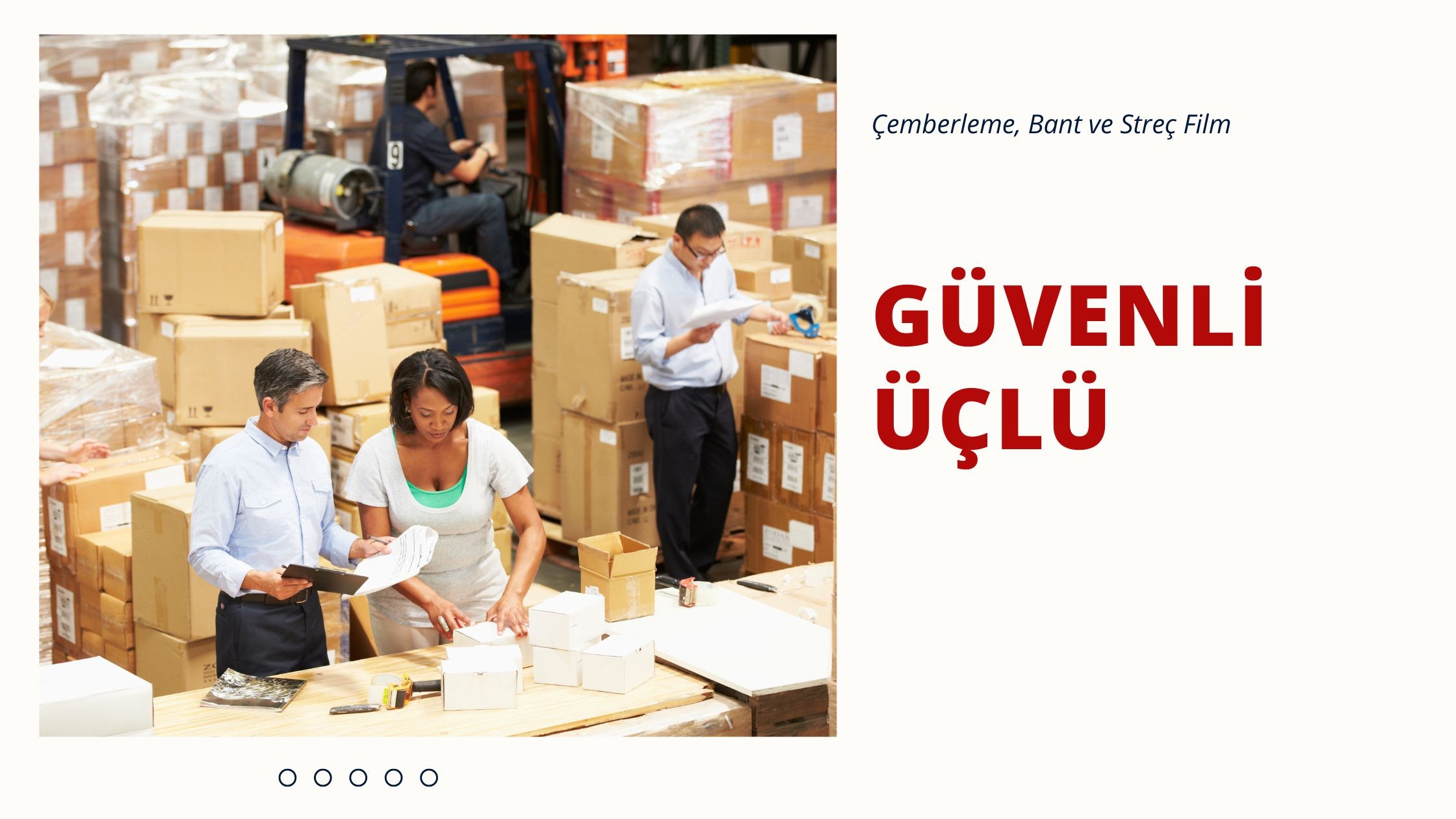 Güvenli Üçlü: Çemberleme, Bant ve Streç Film