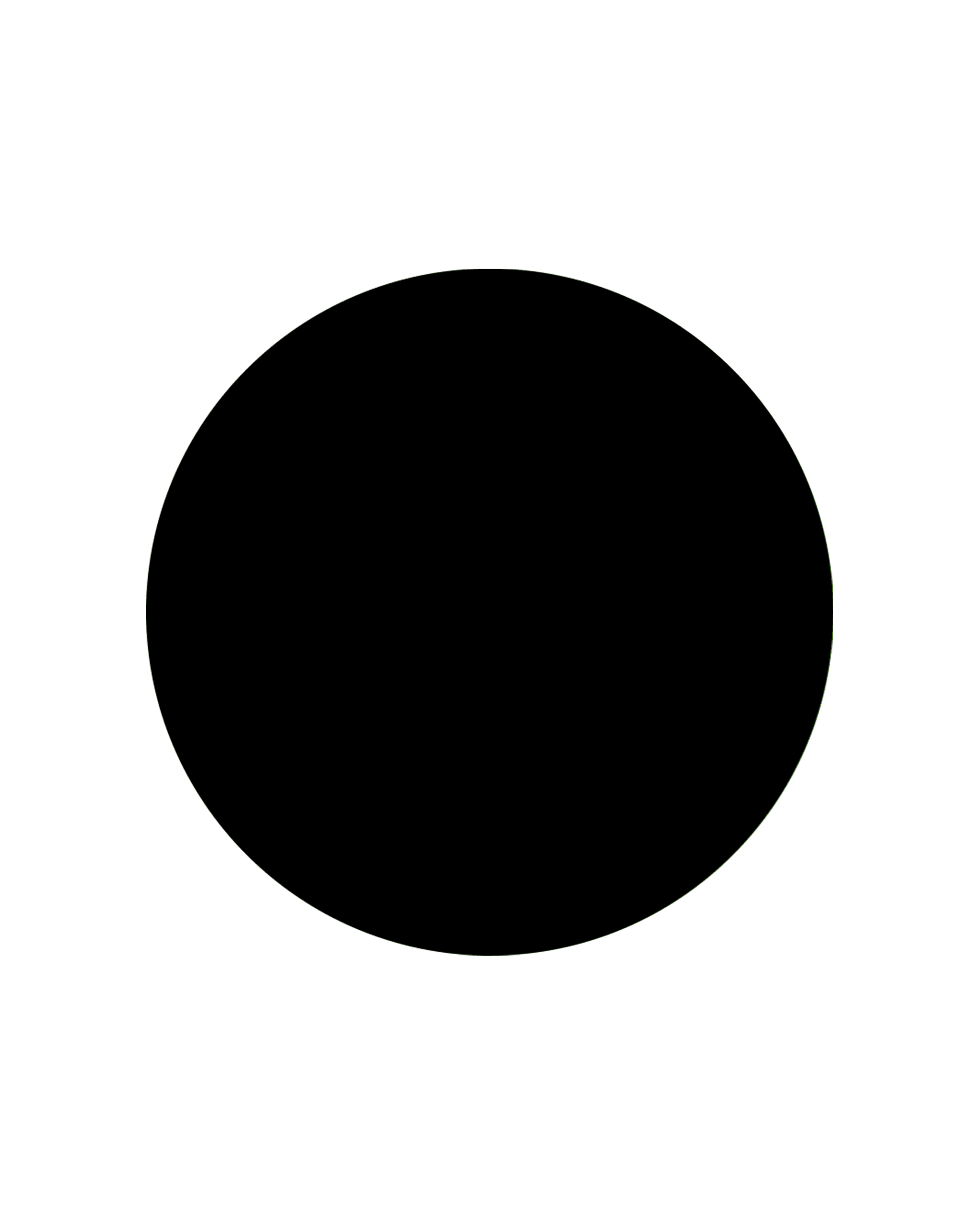 Yuvarlak Renk Etiketi PP Opak Siyah Çap: 25 mm 1 Rulo (500 Adet)