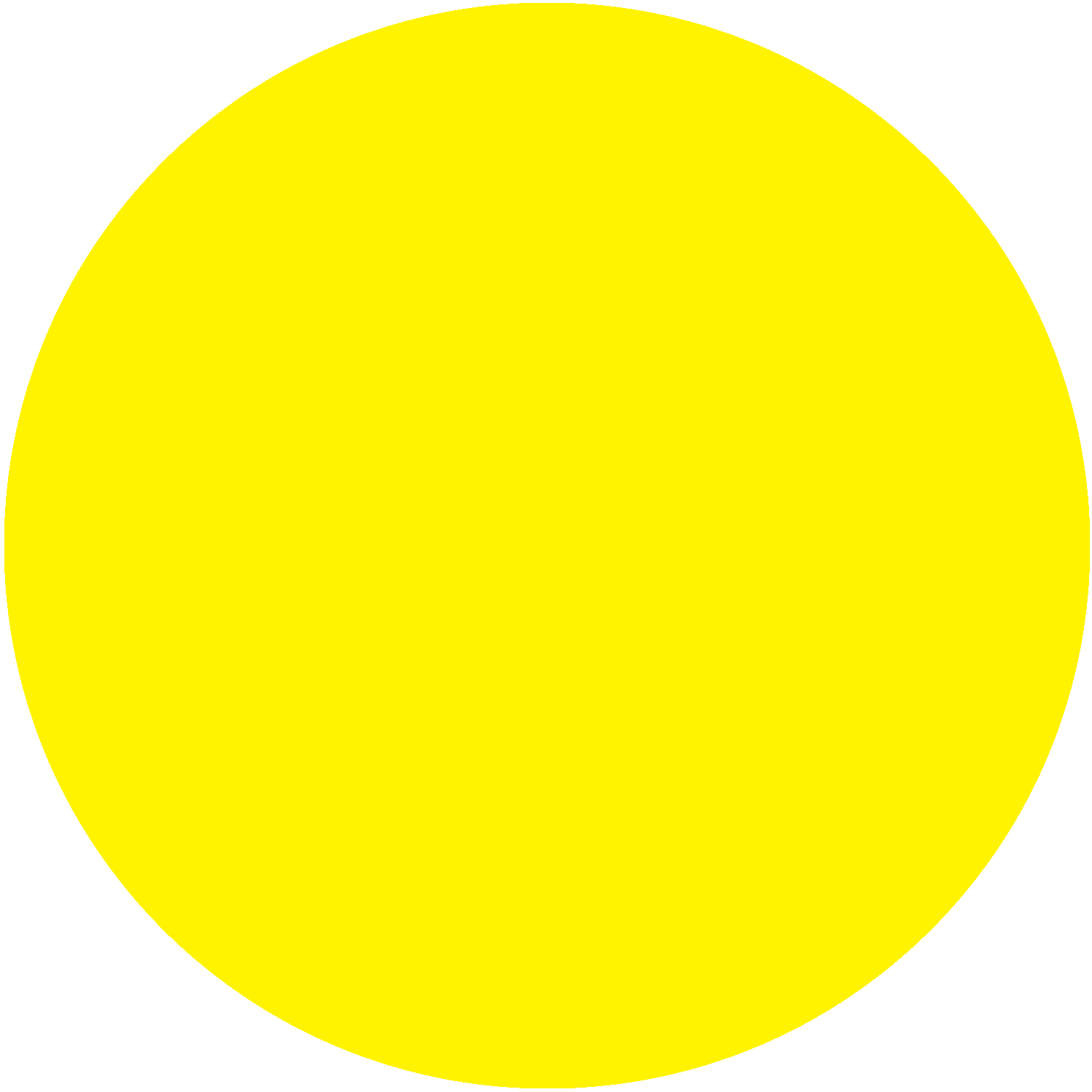 Yuvarlak Renk Etiketi PP Opak Sarı Çap: 50 mm 1 Rulo (250 Adet)