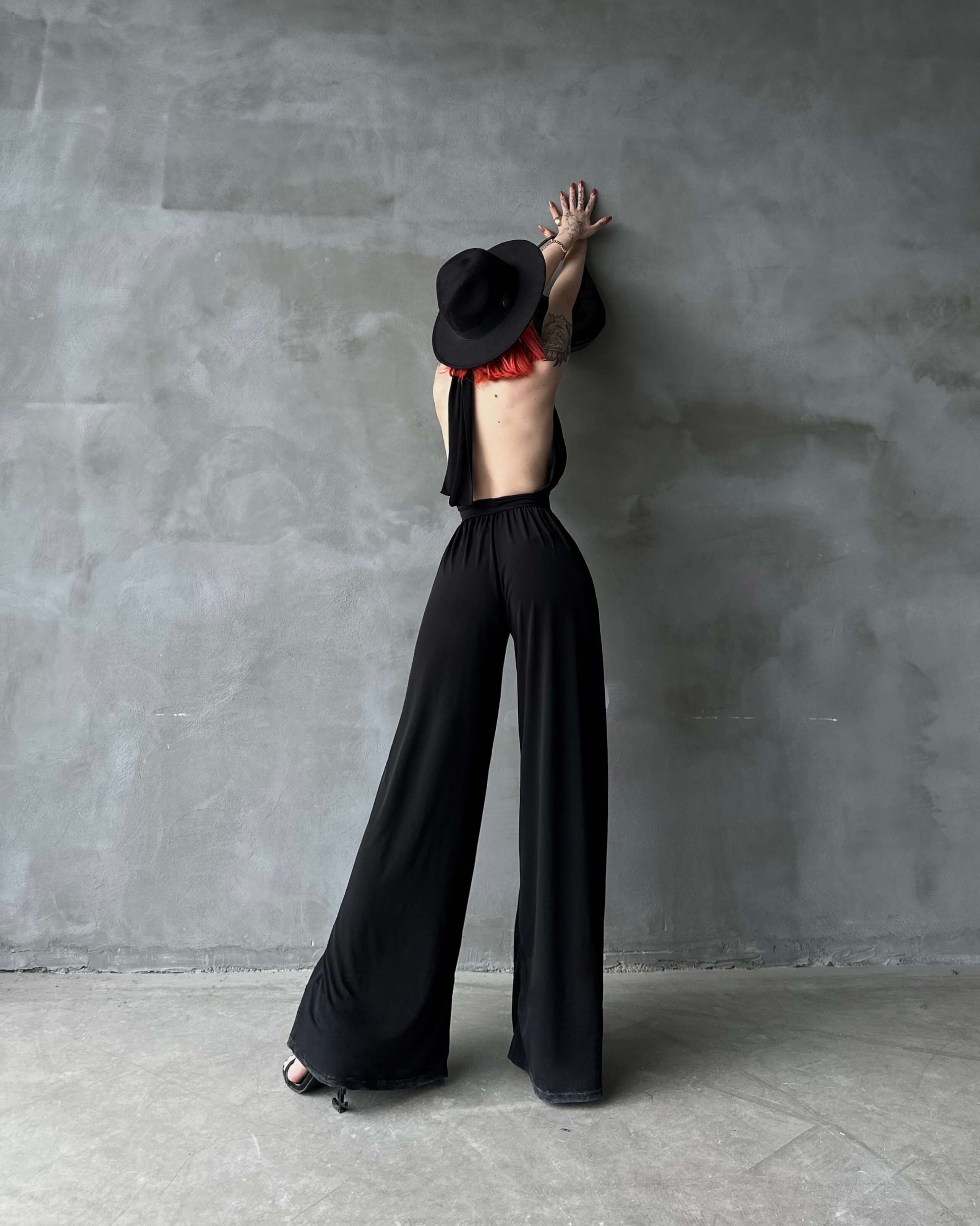 NORA BLACK BAĞLAMALI TULUM