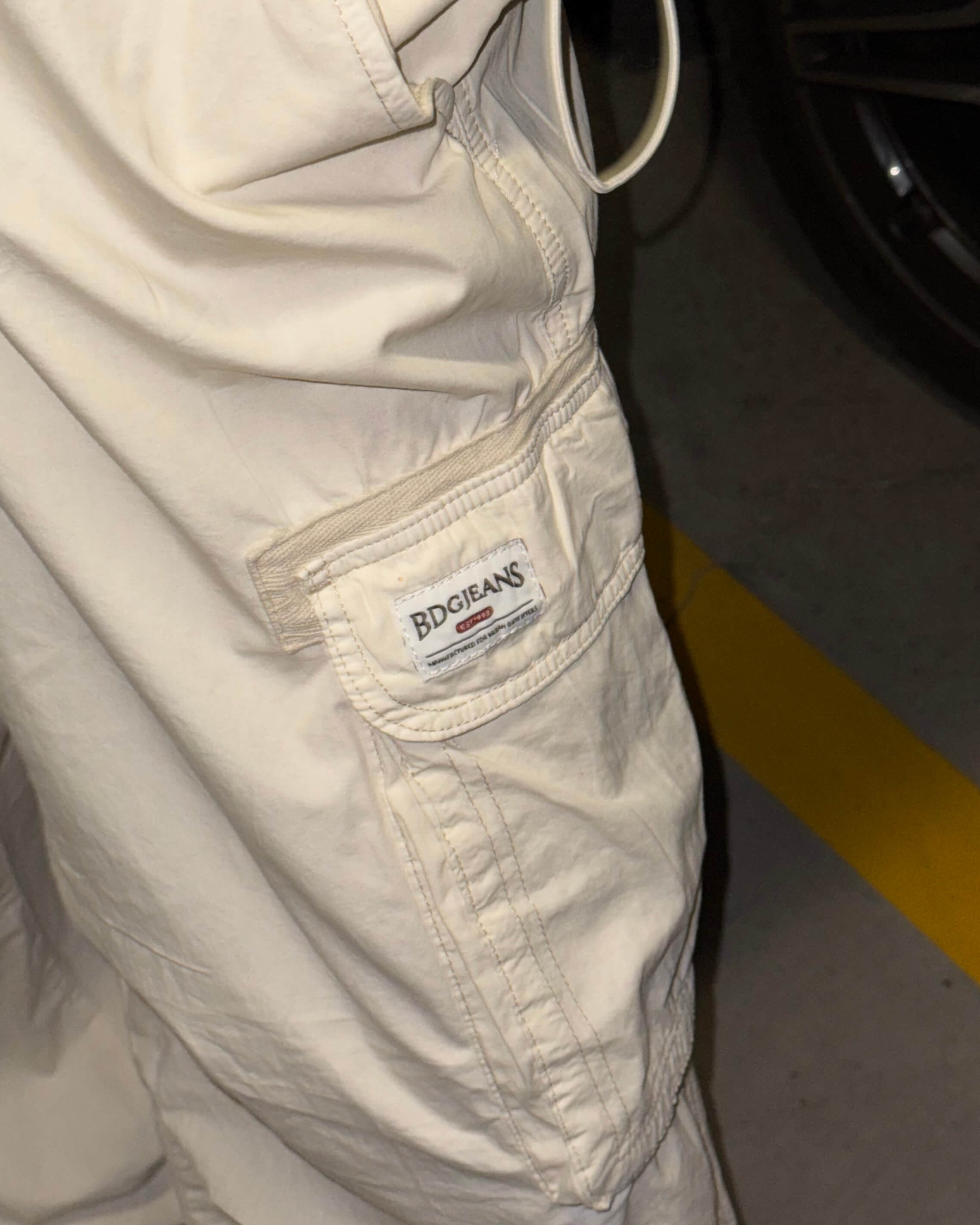FREDDY CREAM LASTİKLİ BAGGY PARAŞÜT PANTOLON