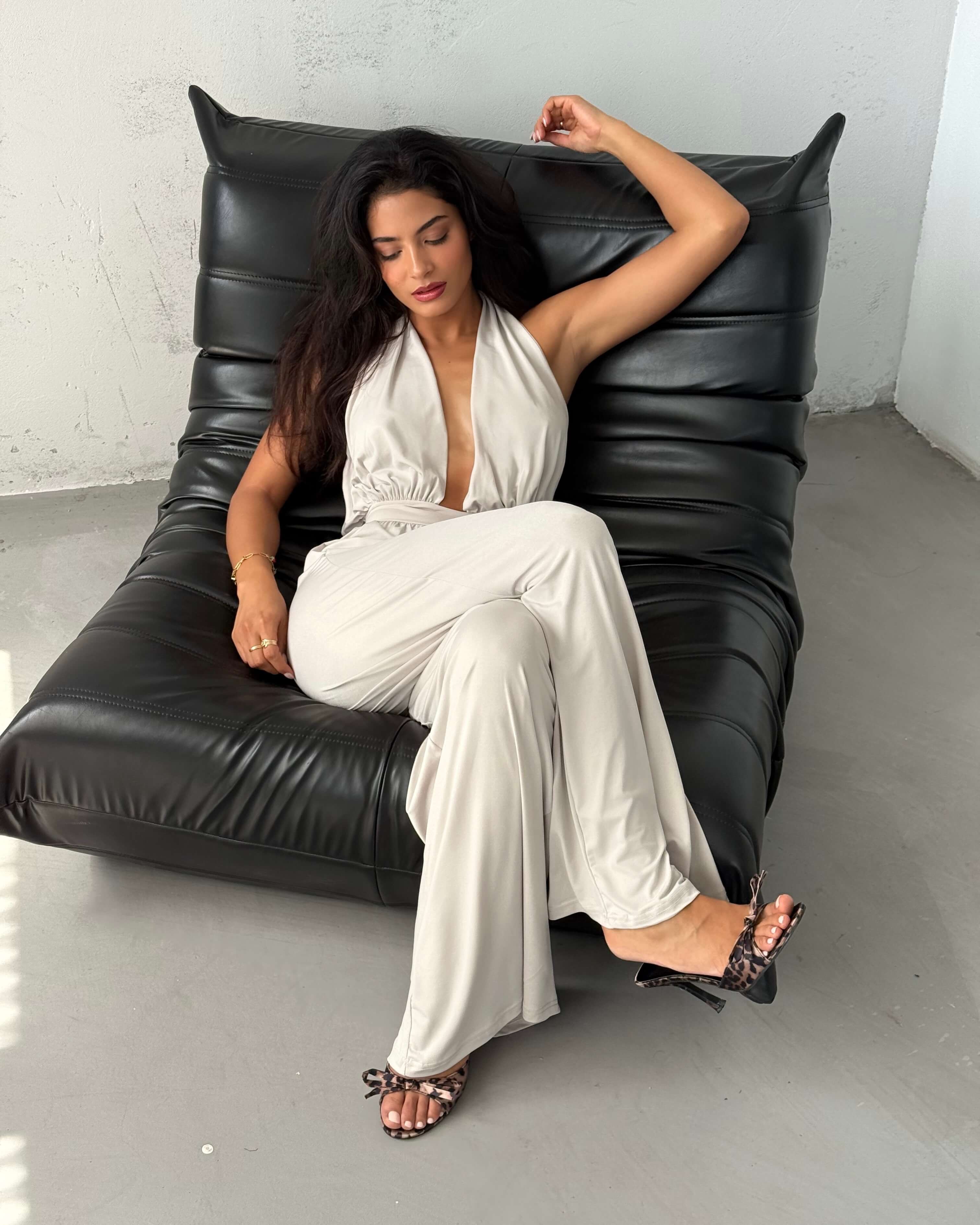 NORA BEIGE BAĞLAMALI TULUM