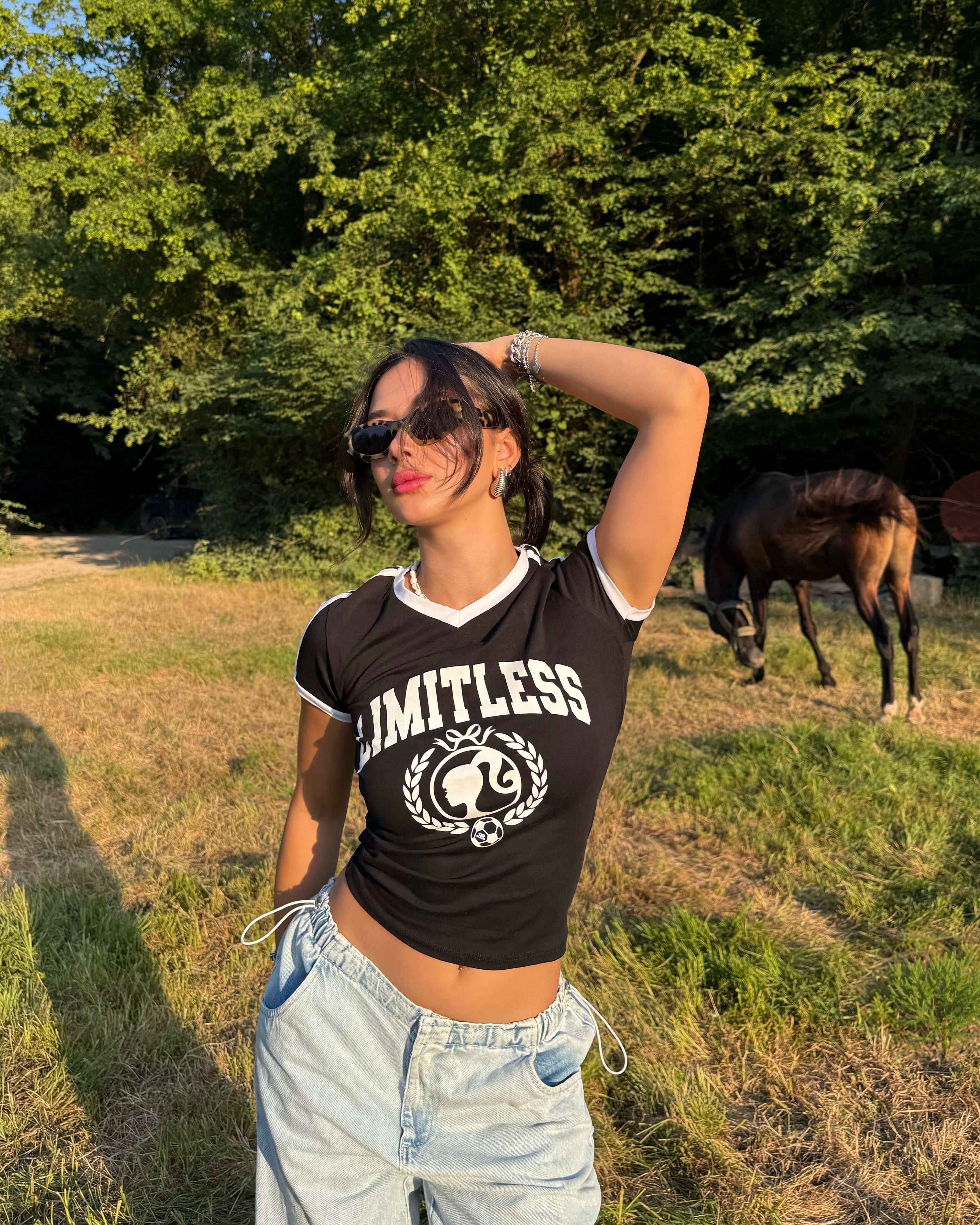 LIMITLESS BLACK BASKILI T-SHIRT