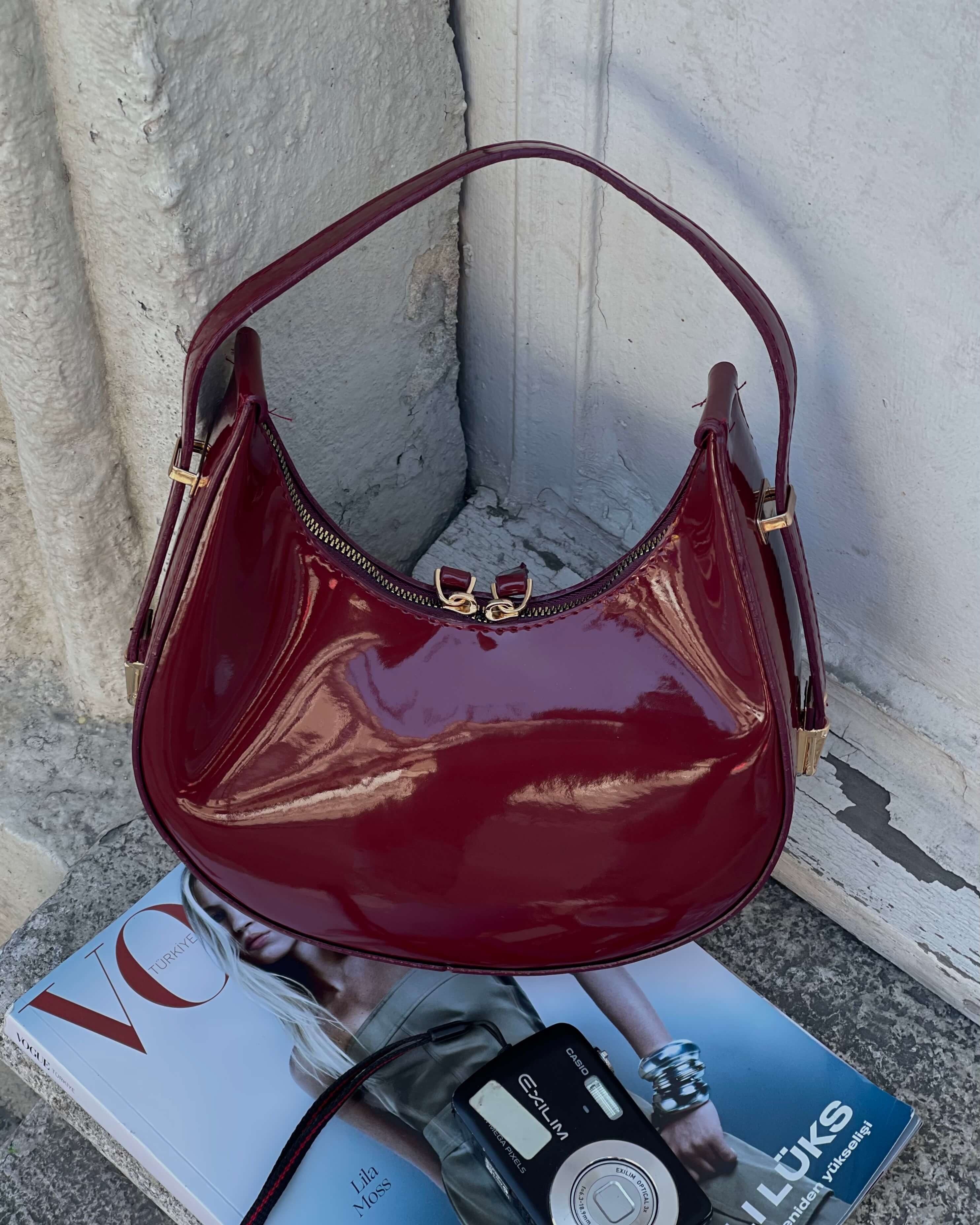 CLARET RED CHERRY ÇANTA