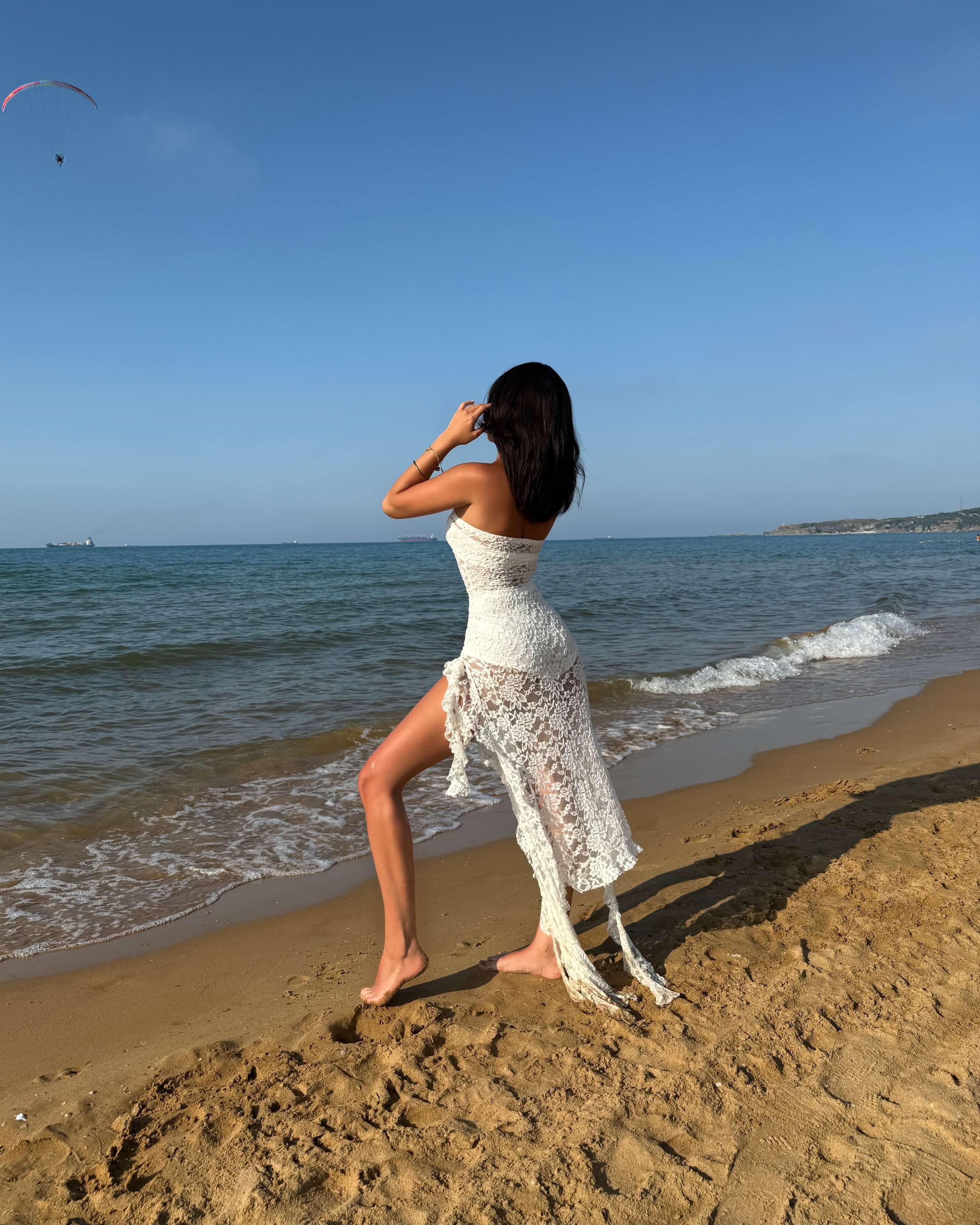 SALVIA BEIGE DANTEL ETEK BÜSTİYER TAKIM