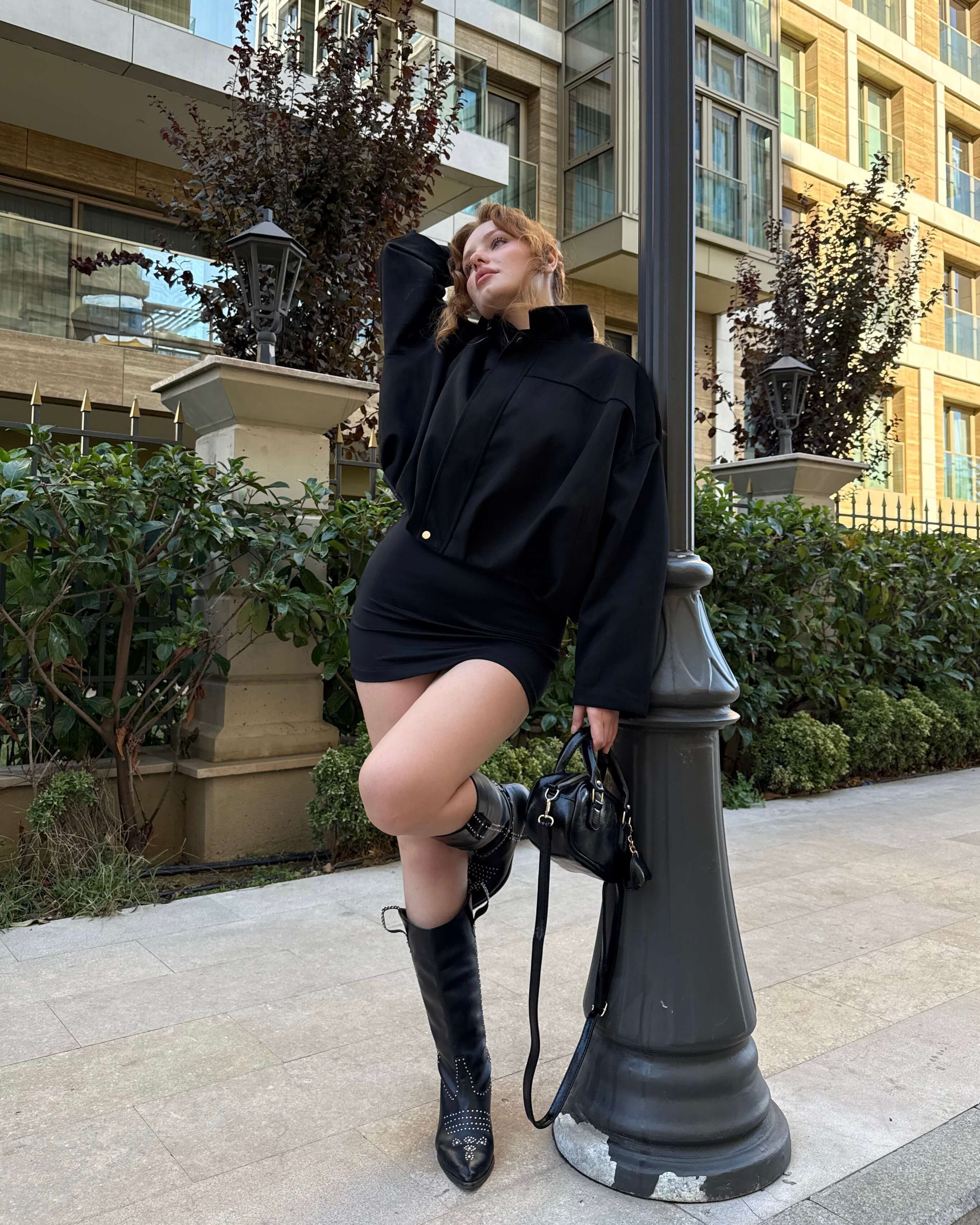 RİTA BLACK SÜET BOMBER CEKET 