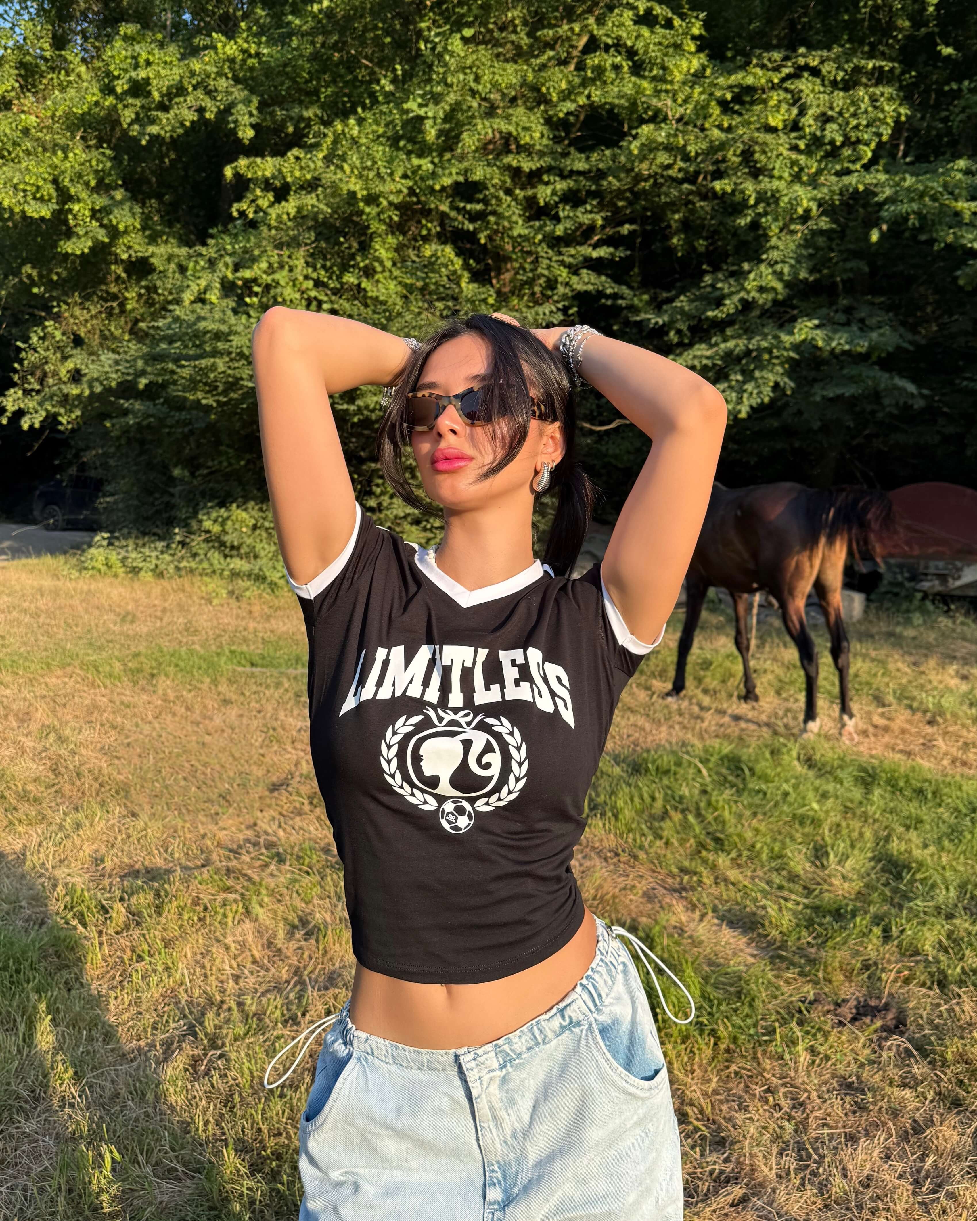 LIMITLESS BLACK BASKILI T-SHIRT