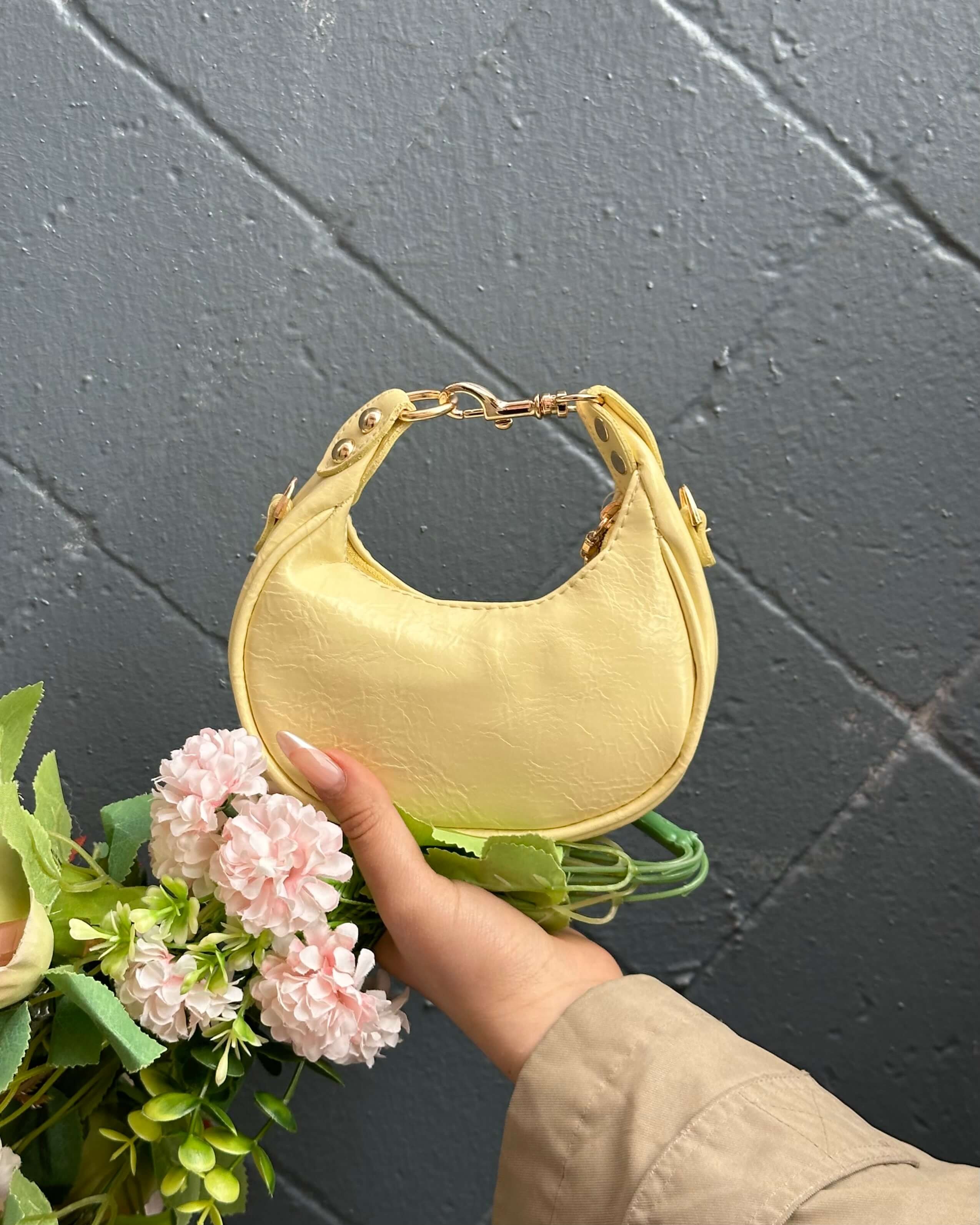 ALIEEN YELLOW MİNİ EL ÇANTASI