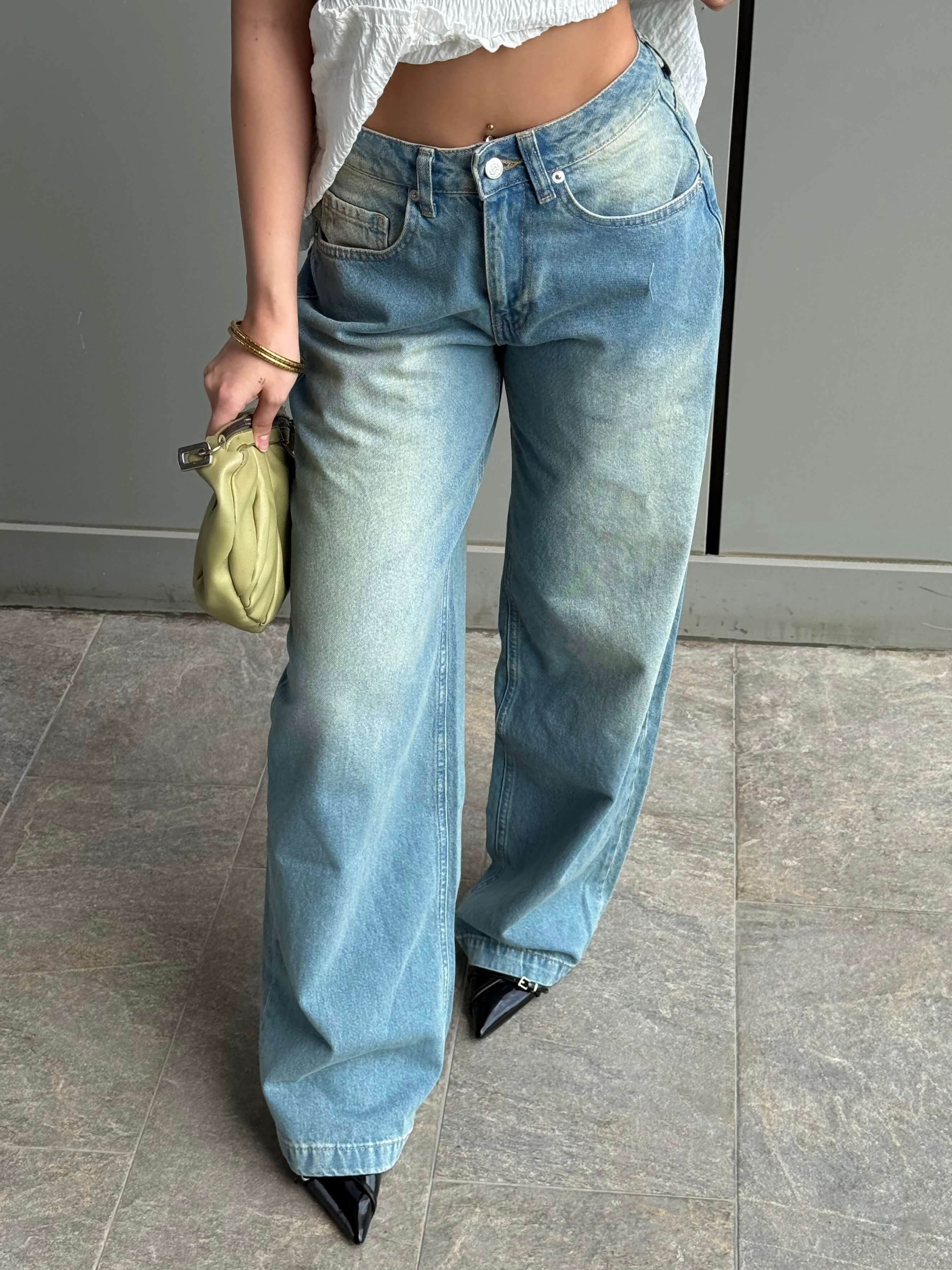 DYNE GREEN YIKAMALI BAGGY JEAN