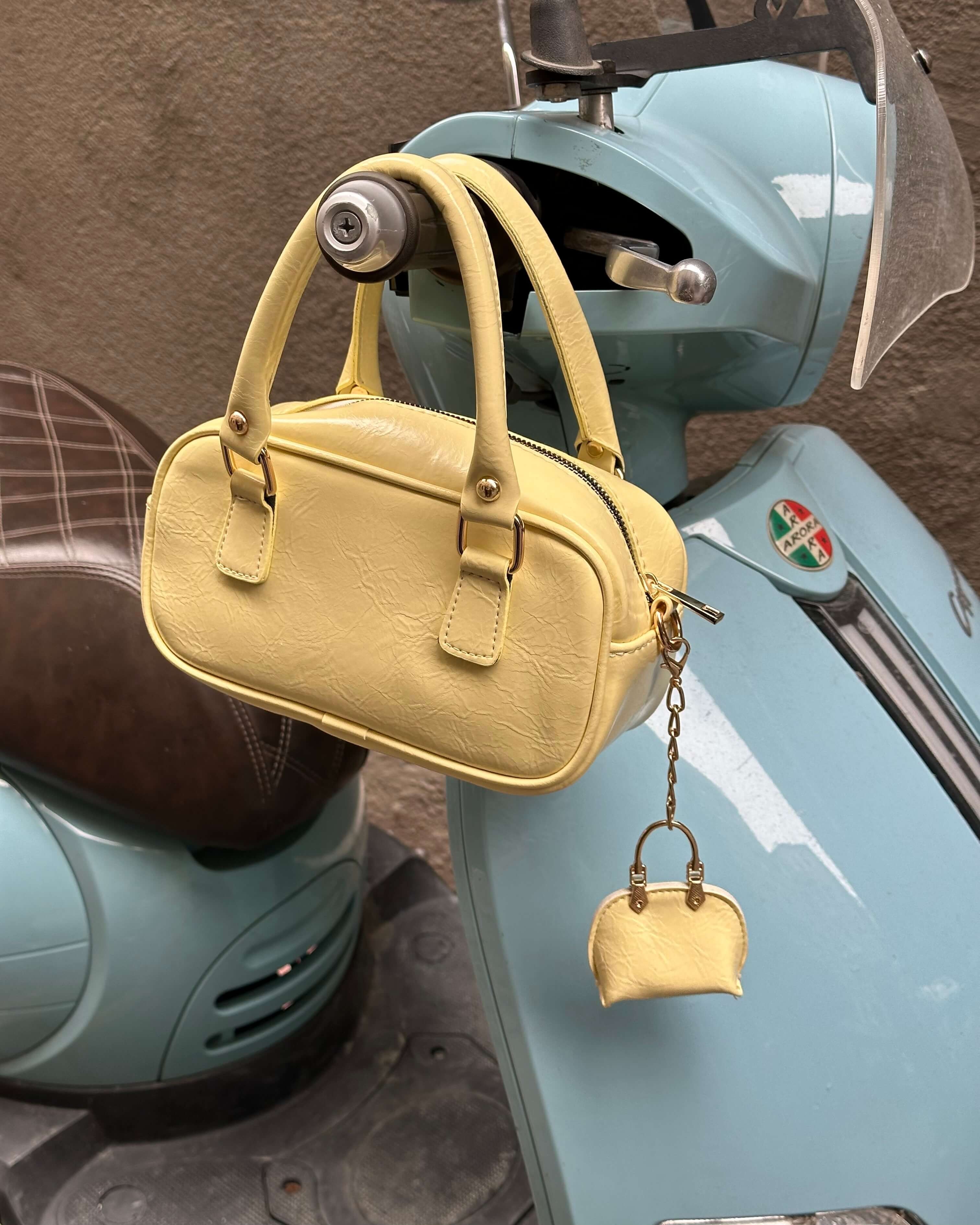 THAM POWDER YELLOW BAGET EL ÇANTASI