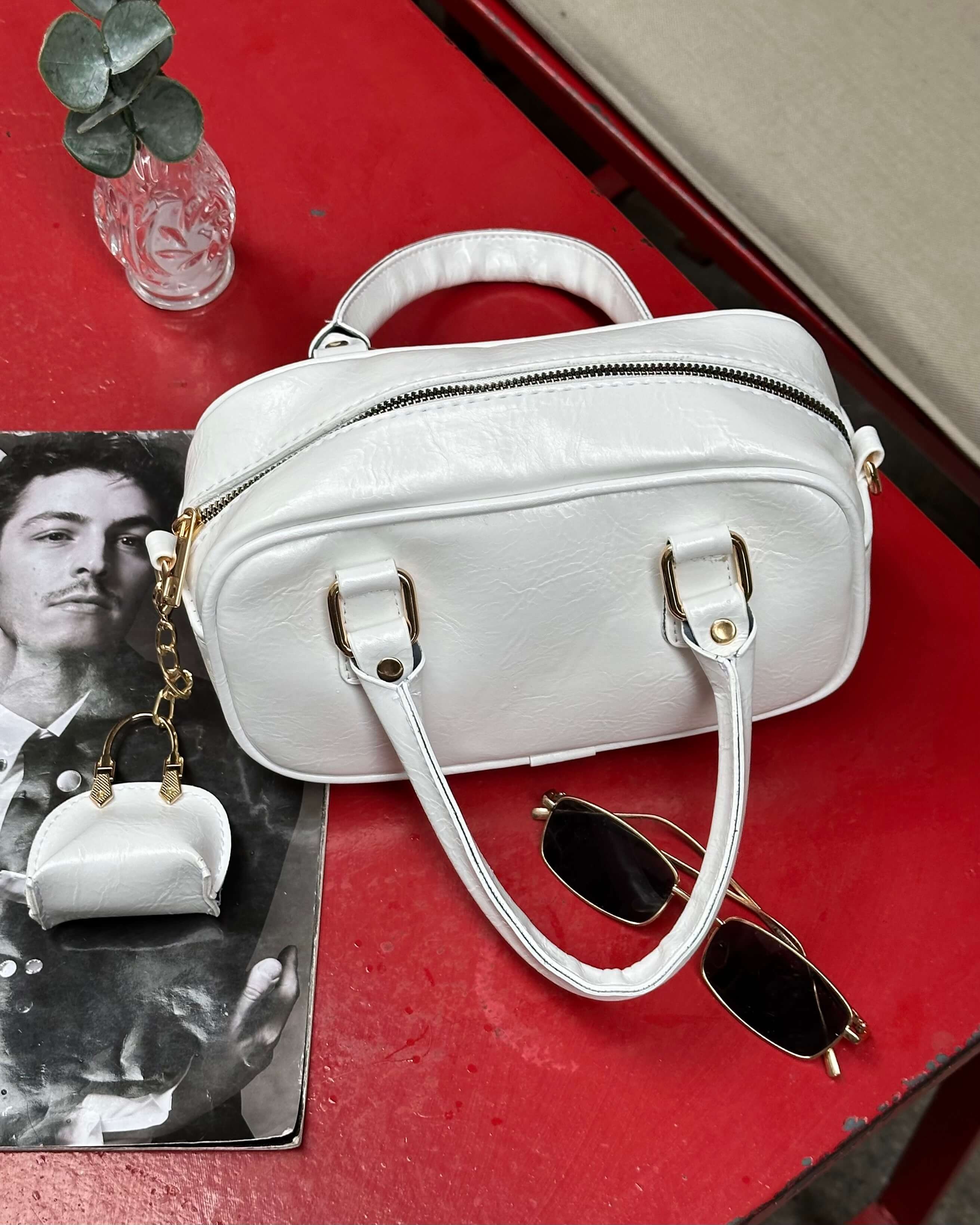 THAM WHITE BAGET EL ÇANTASI