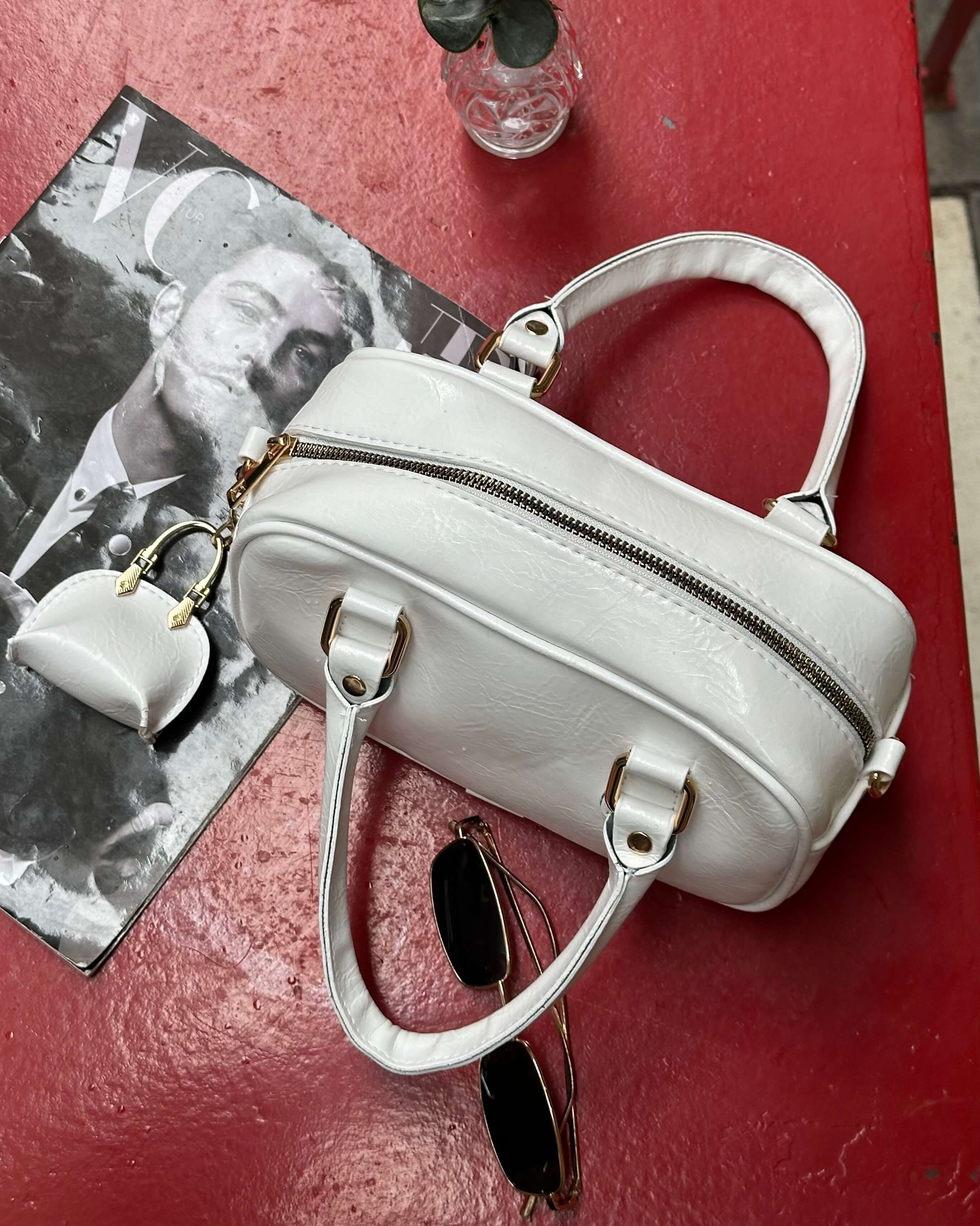 THAM WHITE BAGET EL ÇANTASI