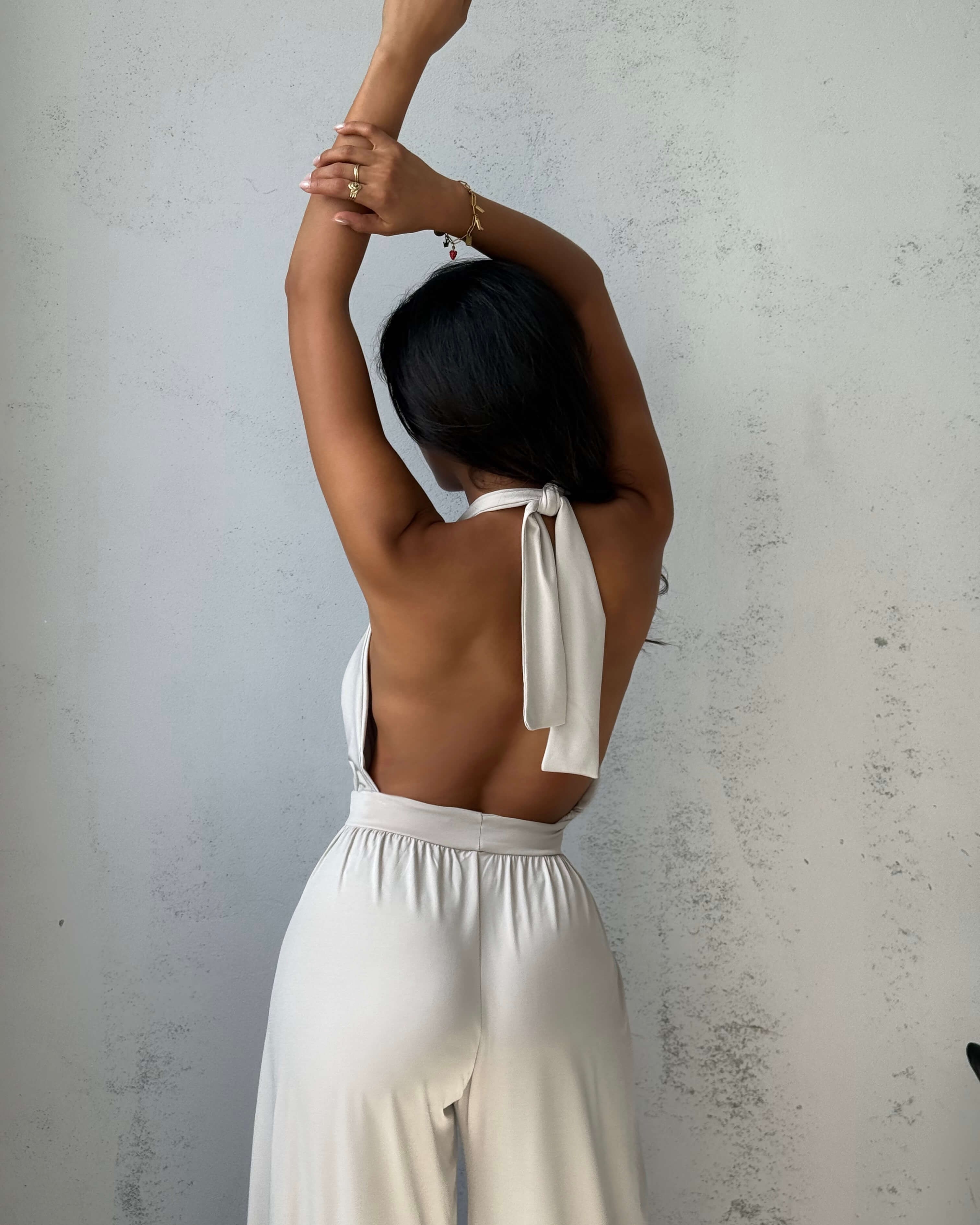 NORA BEIGE BAĞLAMALI TULUM