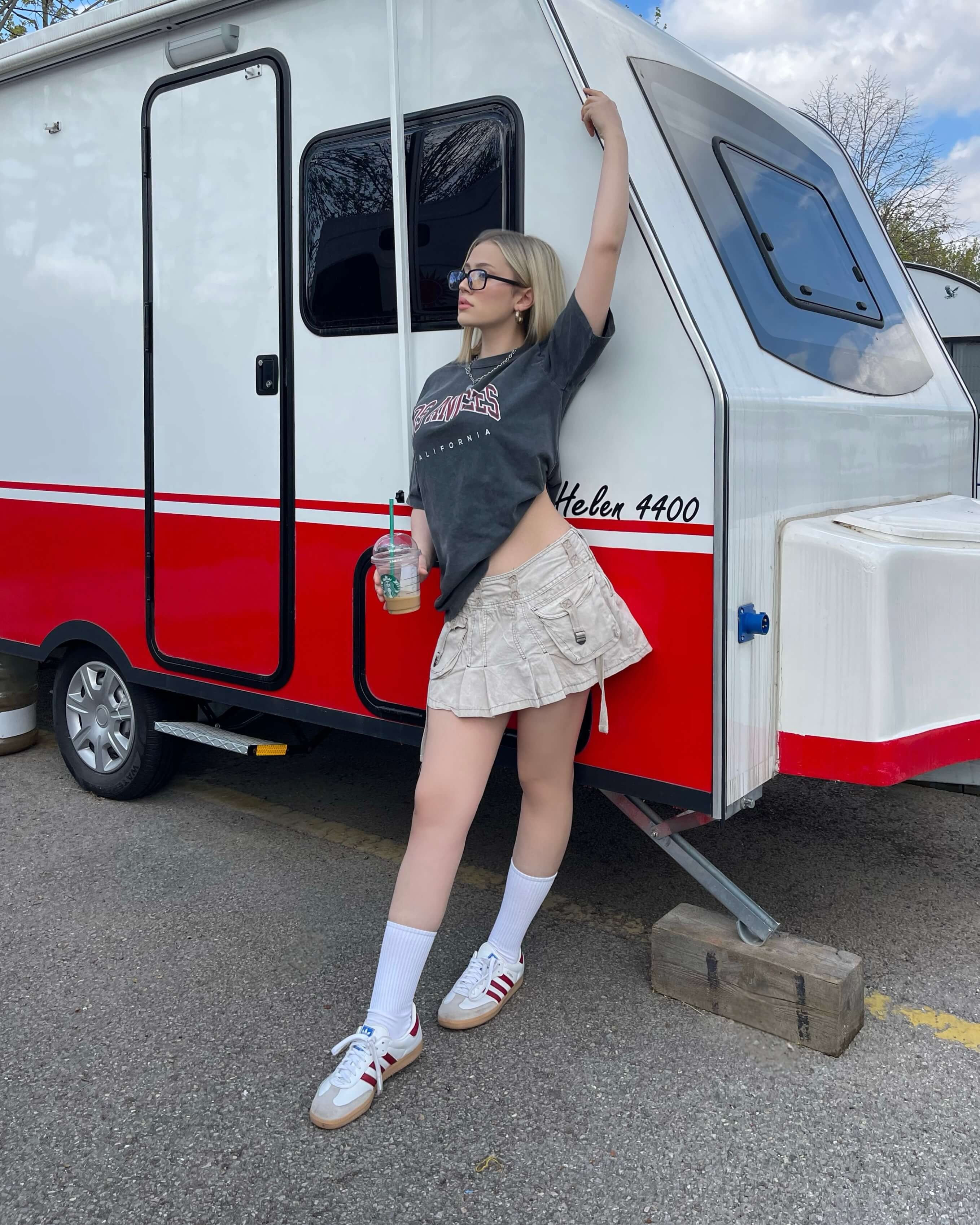 LOS ANGELES ANTRASIT YIKAMALI OVERSIZE T-SHIRT