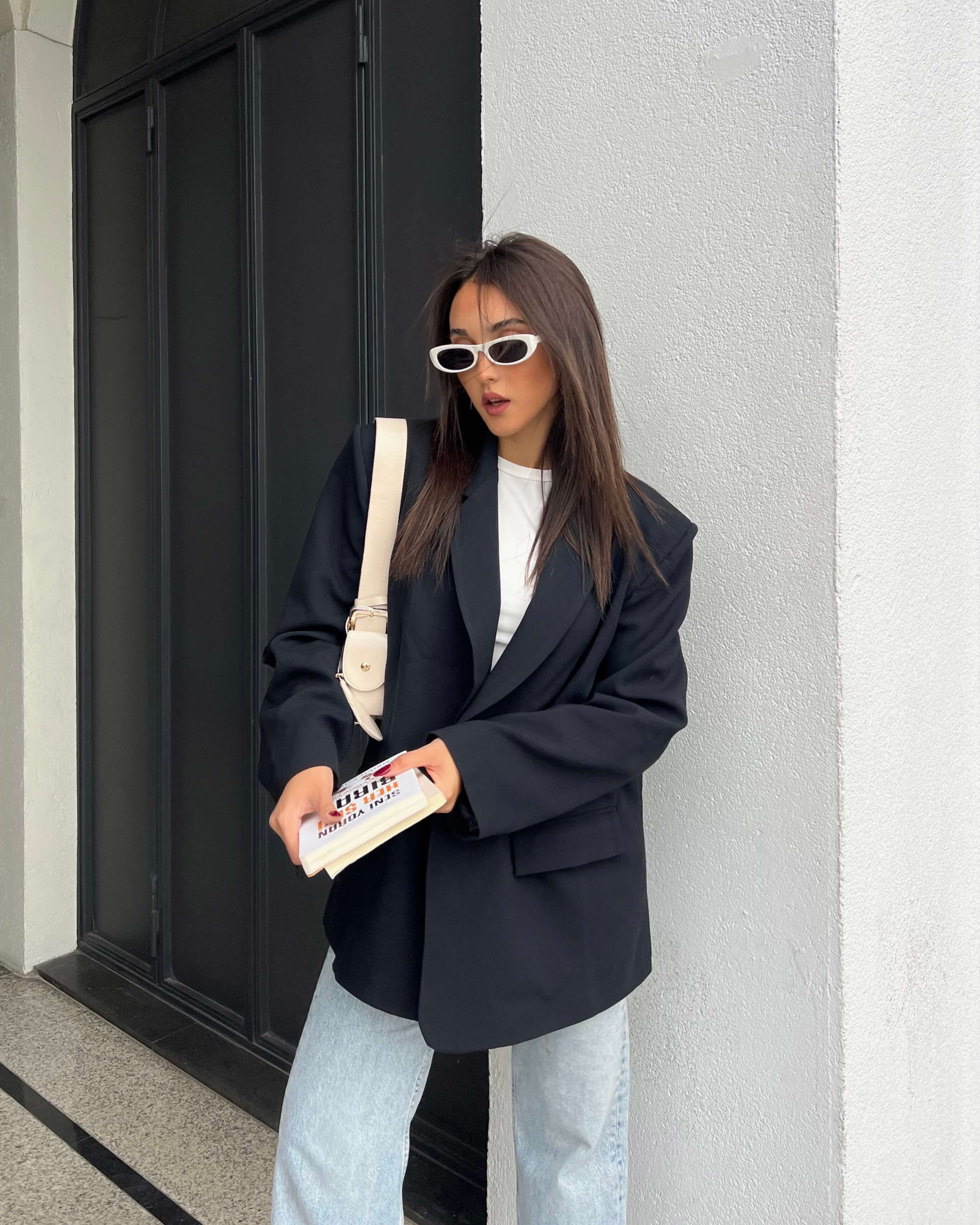 ASTELA NAVY BLUE BLAZER CEKET