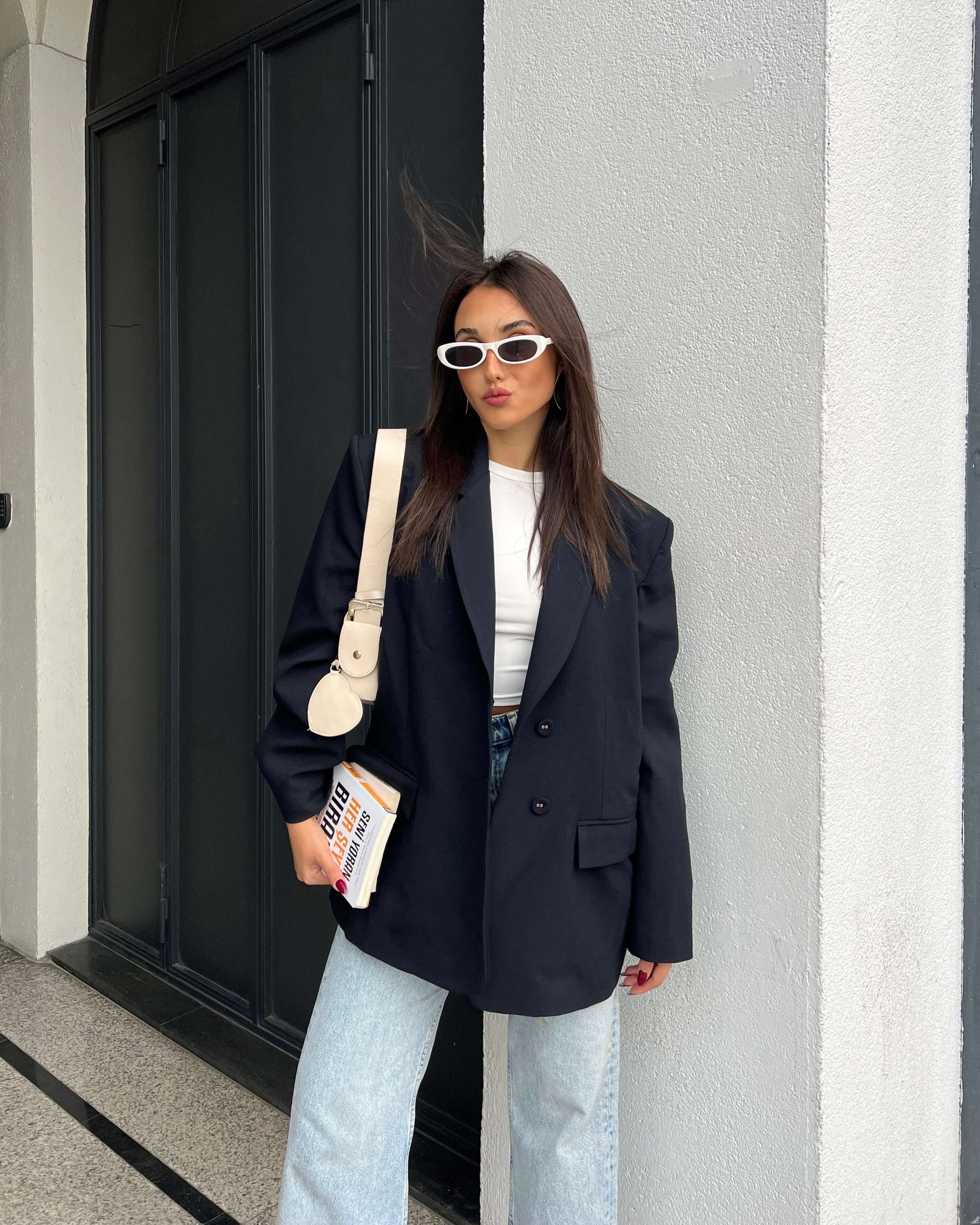 ASTELA NAVY BLUE BLAZER CEKET