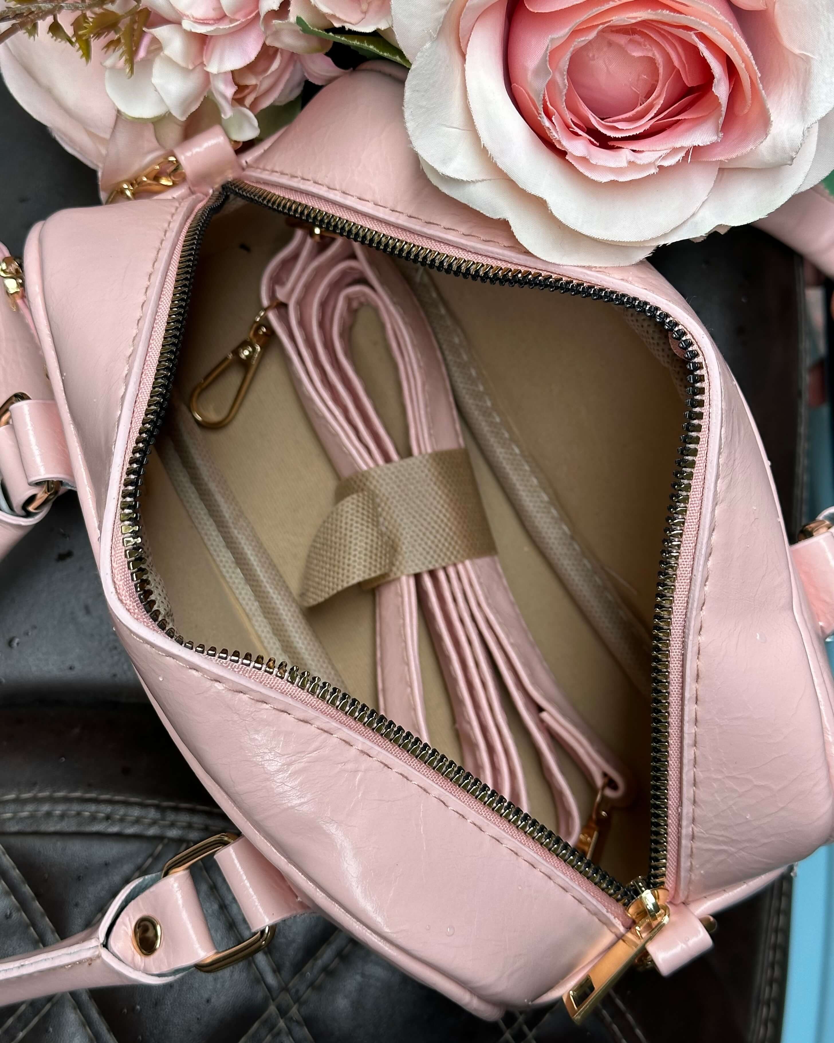 THAM POWDER PINK BAGET EL ÇANTASI