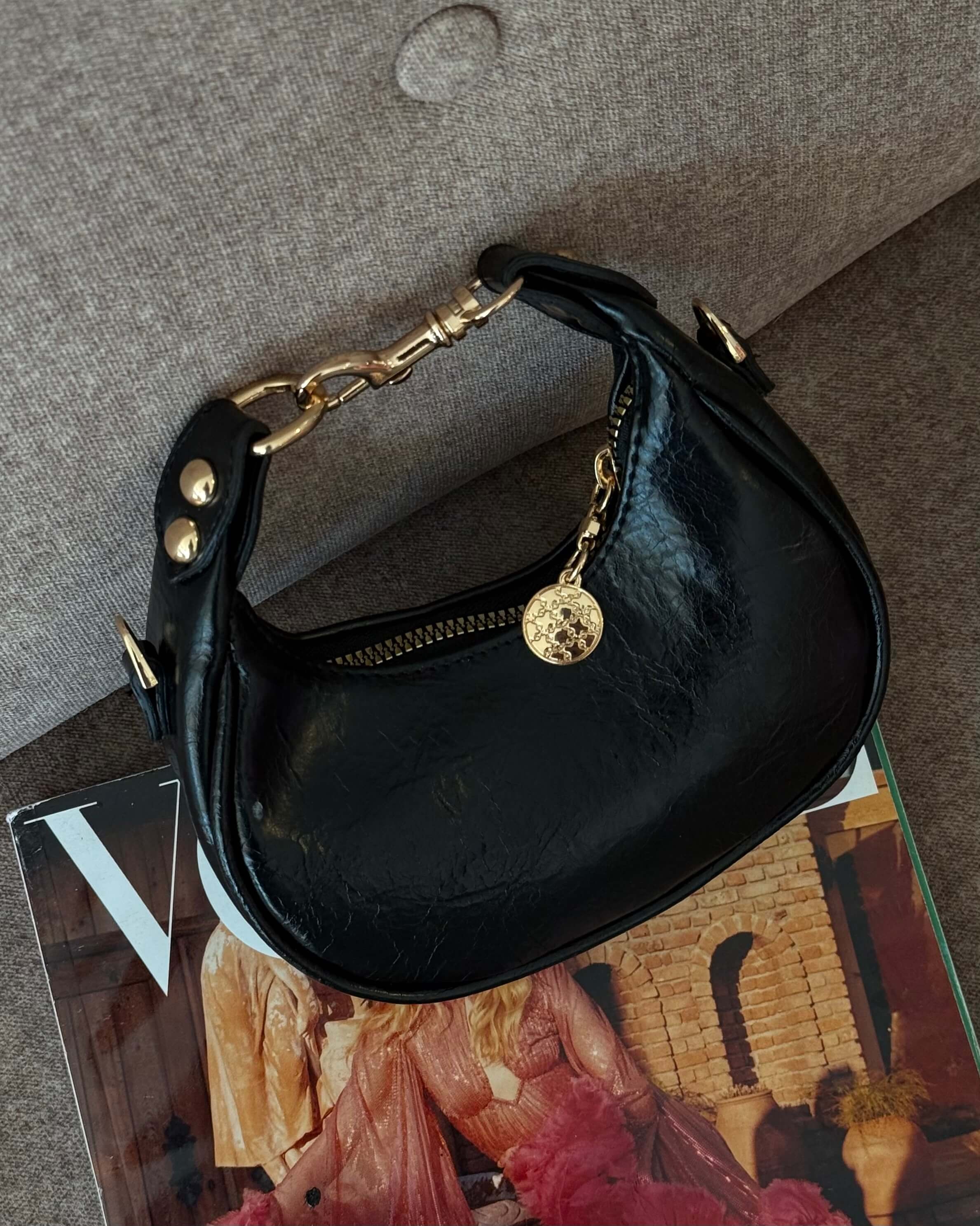 ALIEEN BLACK MİNİ EL ÇANTASI