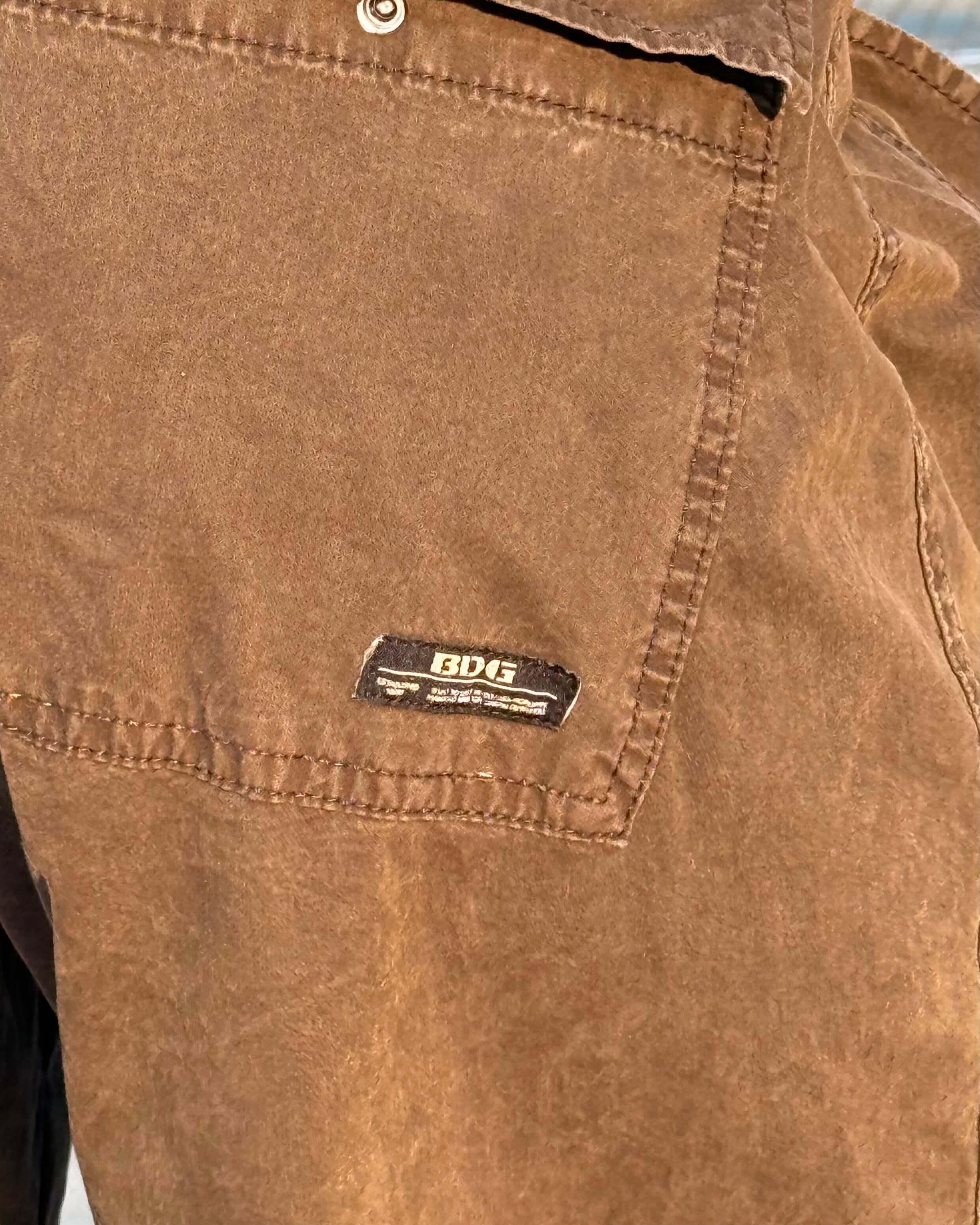 ENSOIR KHAKI KETEN PARAŞÜT KARGO PANTOLON